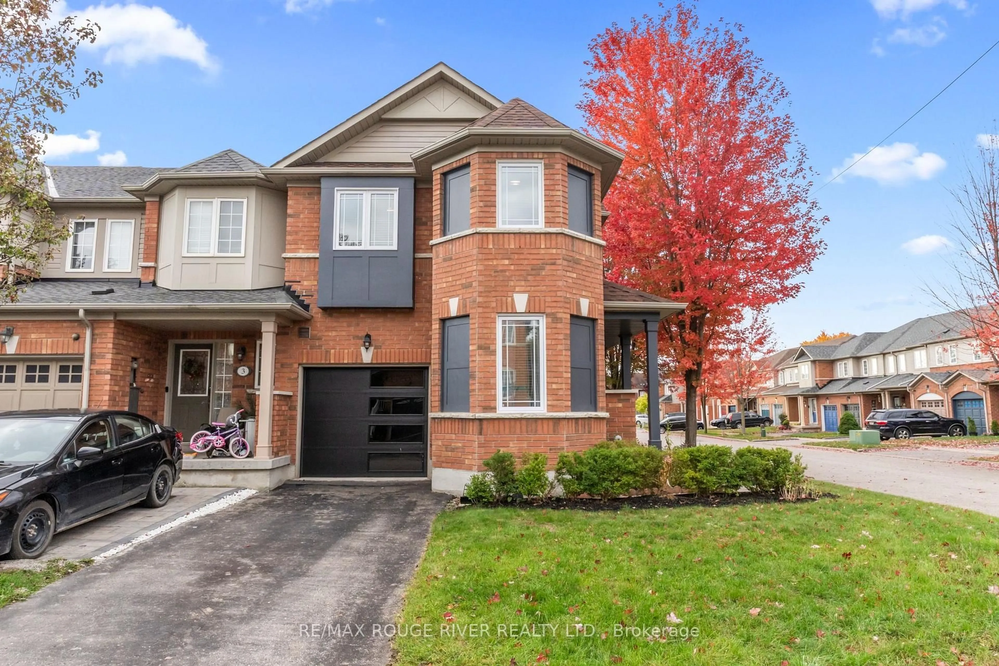 Home with brick exterior material, street for 32 Beer Cres, Ajax Ontario L1S 0A4