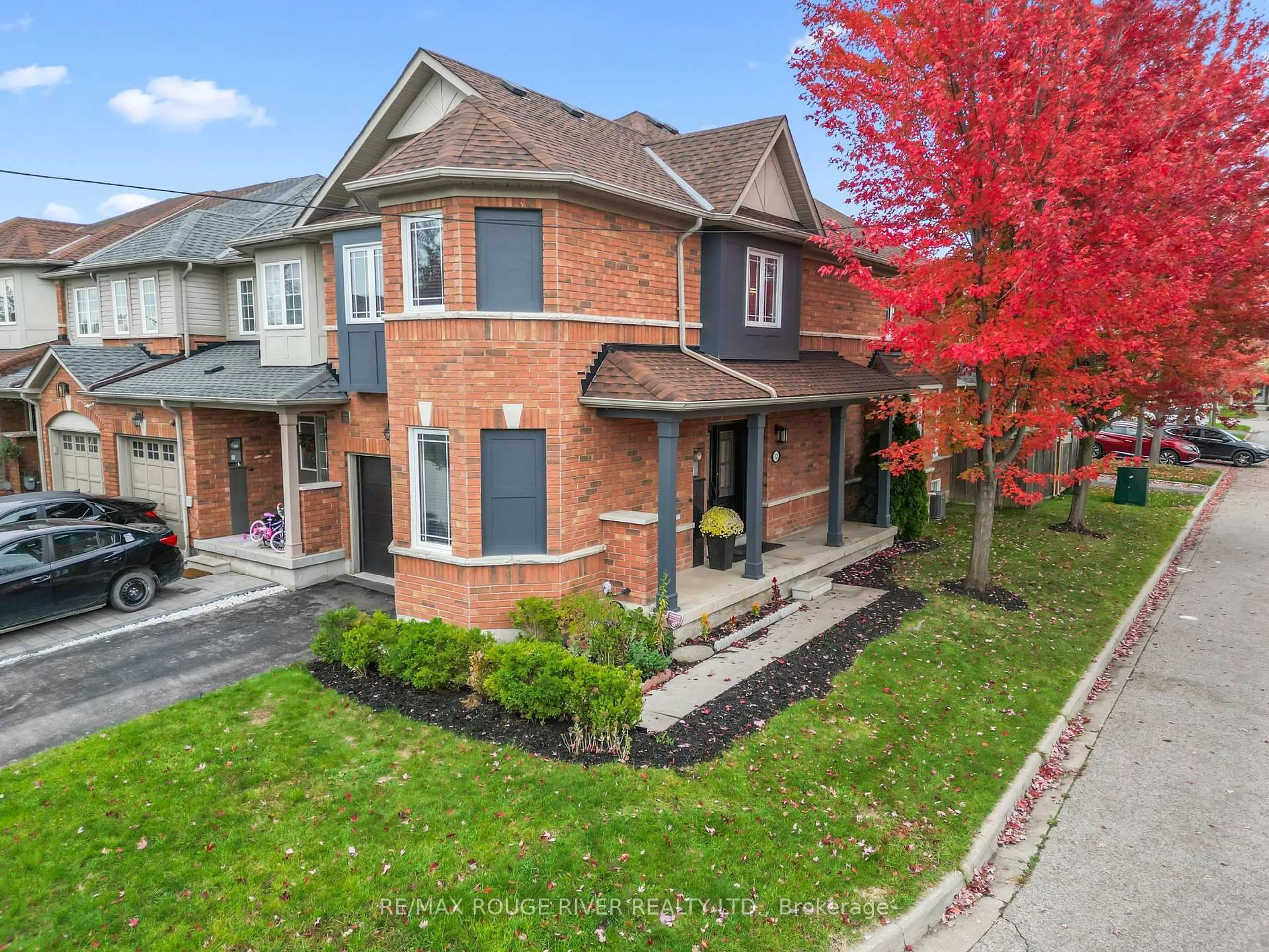 Home with brick exterior material, street for 32 Beer Cres, Ajax Ontario L1S 0A4