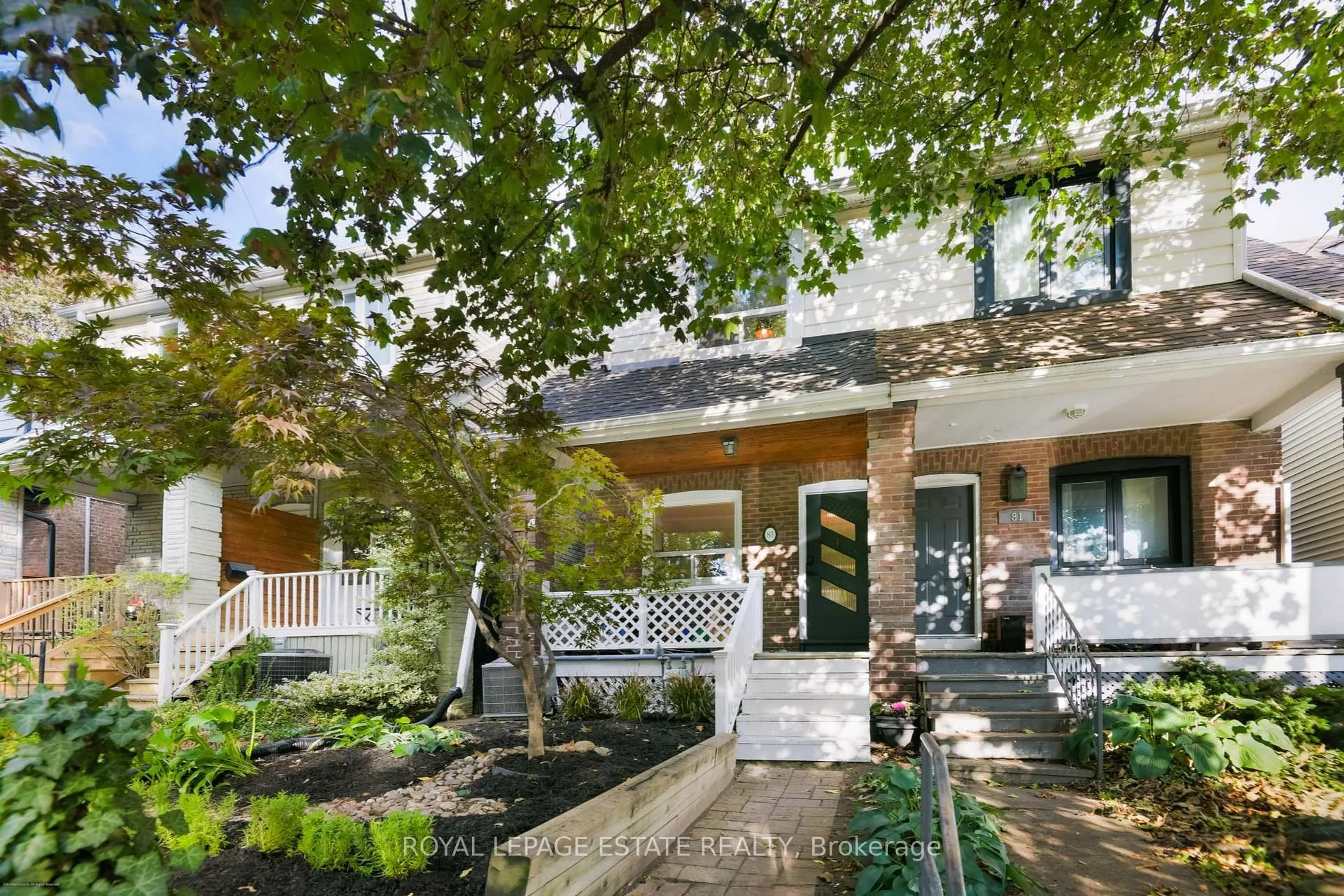Home with brick exterior material, street for 83 Bastedo Ave, Toronto Ontario M4C 3M8