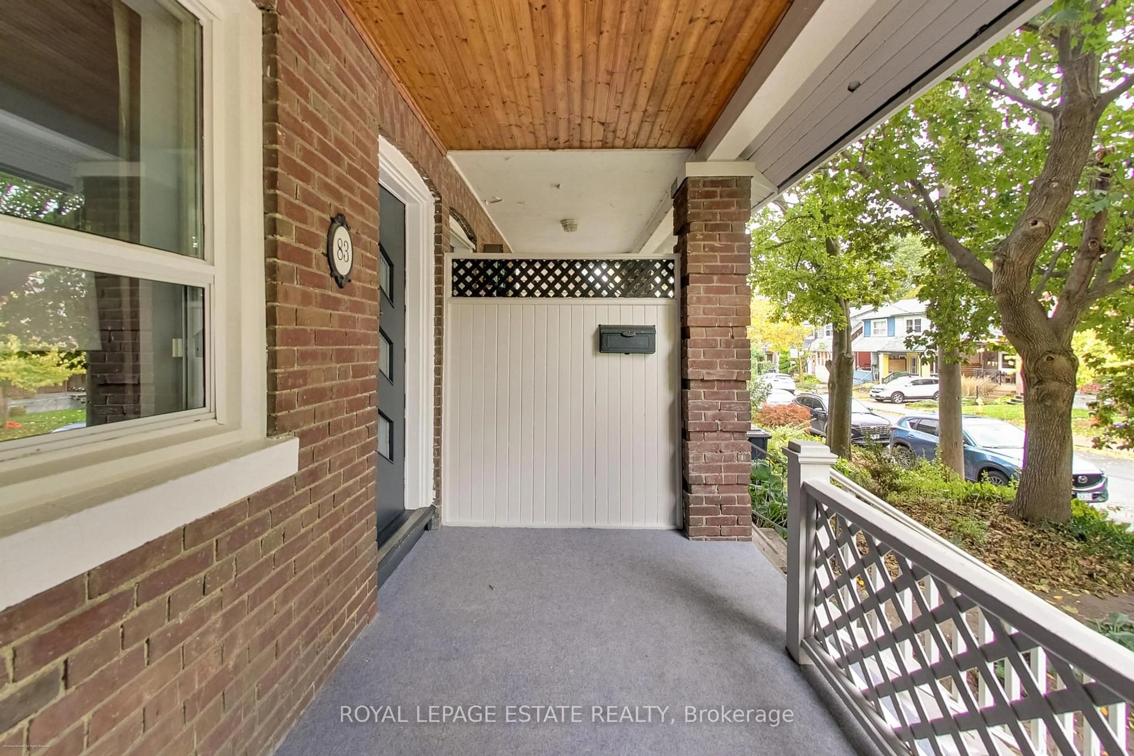 Indoor entryway for 83 Bastedo Ave, Toronto Ontario M4C 3M8