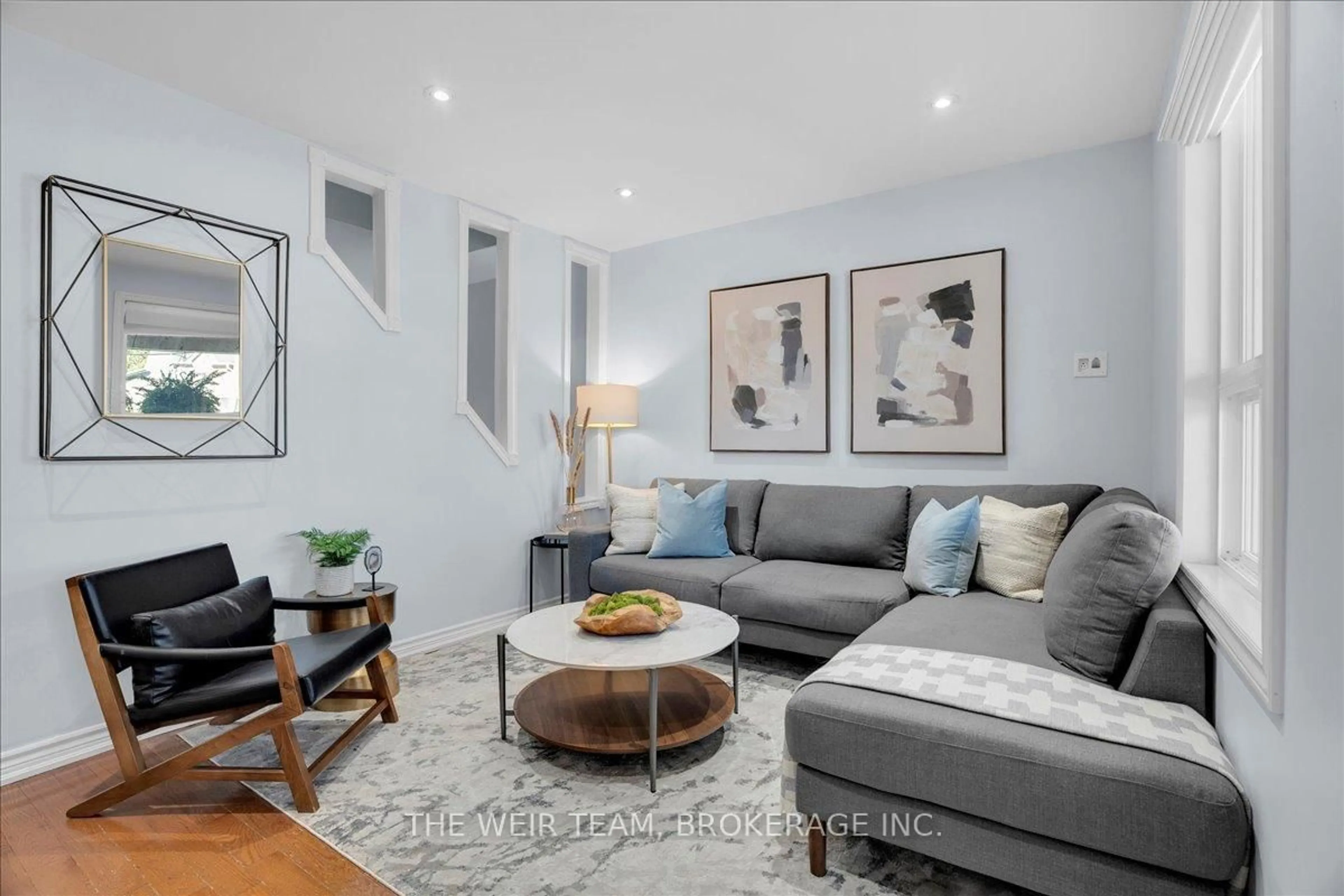 Living room with furniture, unknown for 107 Barker Ave, Toronto Ontario M4C 2N8