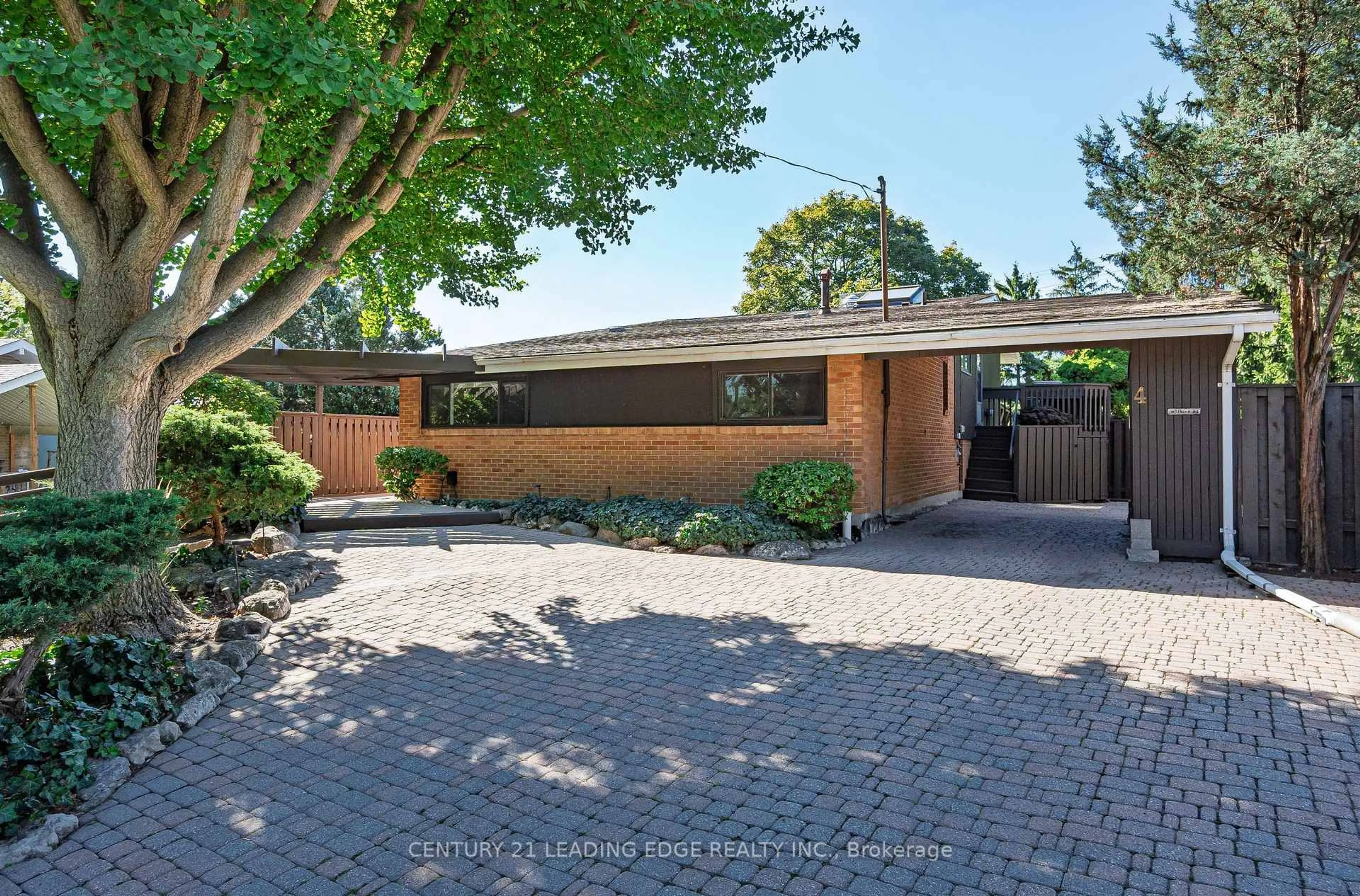 Home with brick exterior material, street for 4 Rosswood Cres, Toronto Ontario M1P 3N2