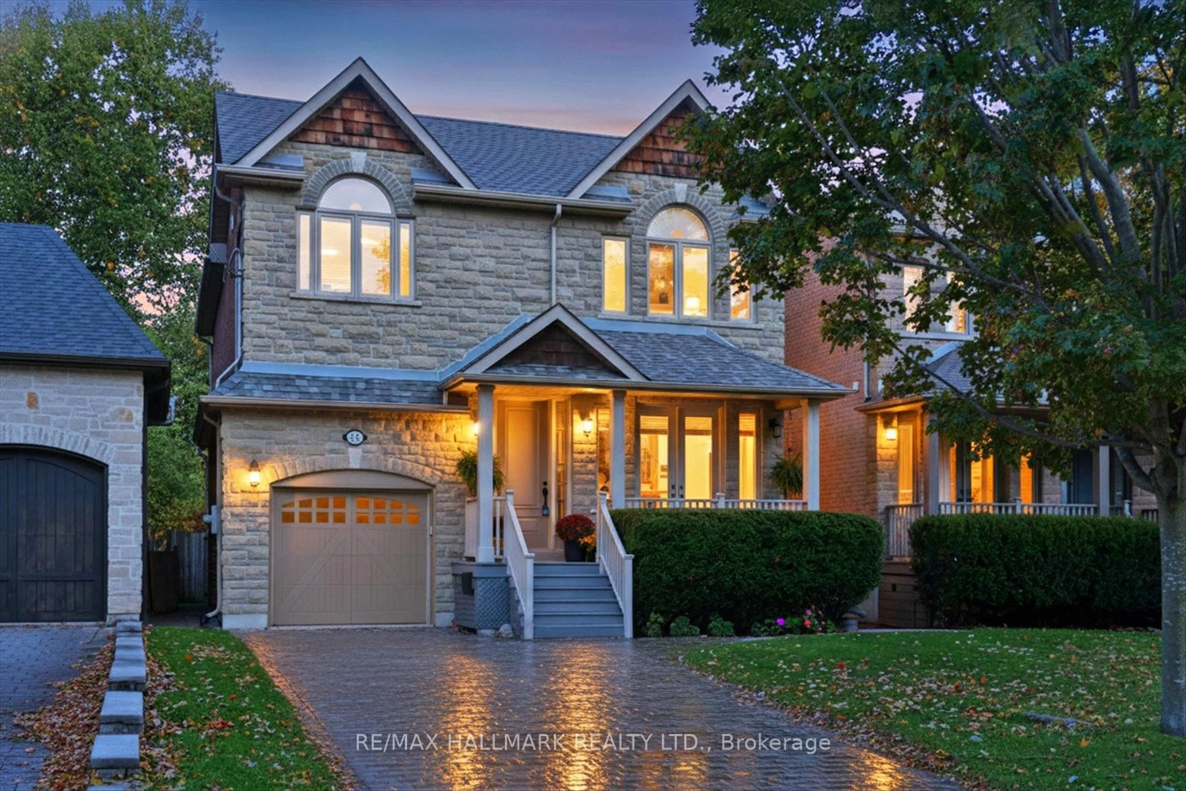 Home with brick exterior material, street for 37B Eastville Ave, Toronto Ontario M1M 2N6