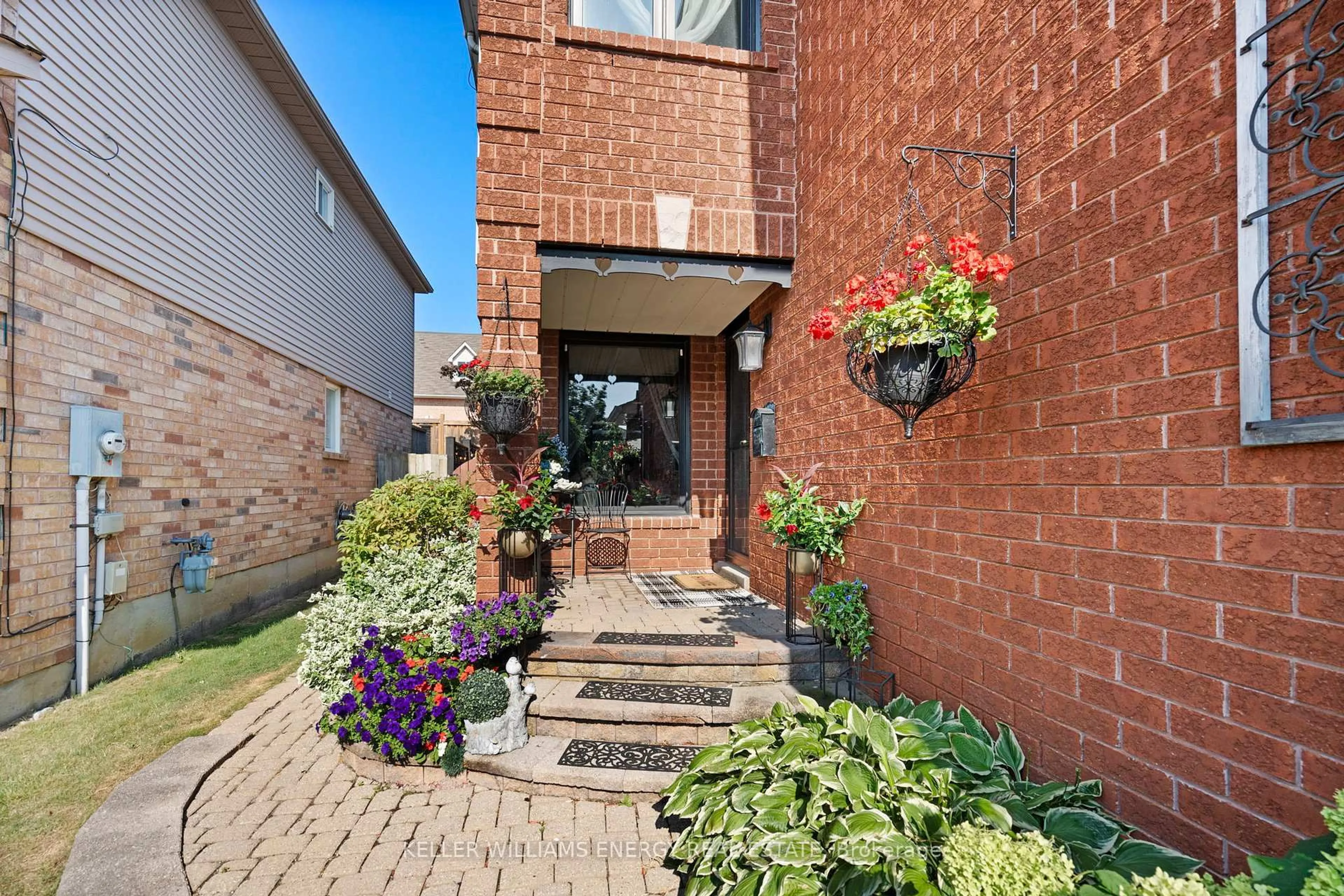Home with brick exterior material, street for 99 Bonnycastle Dr, Clarington Ontario L1C 4S9