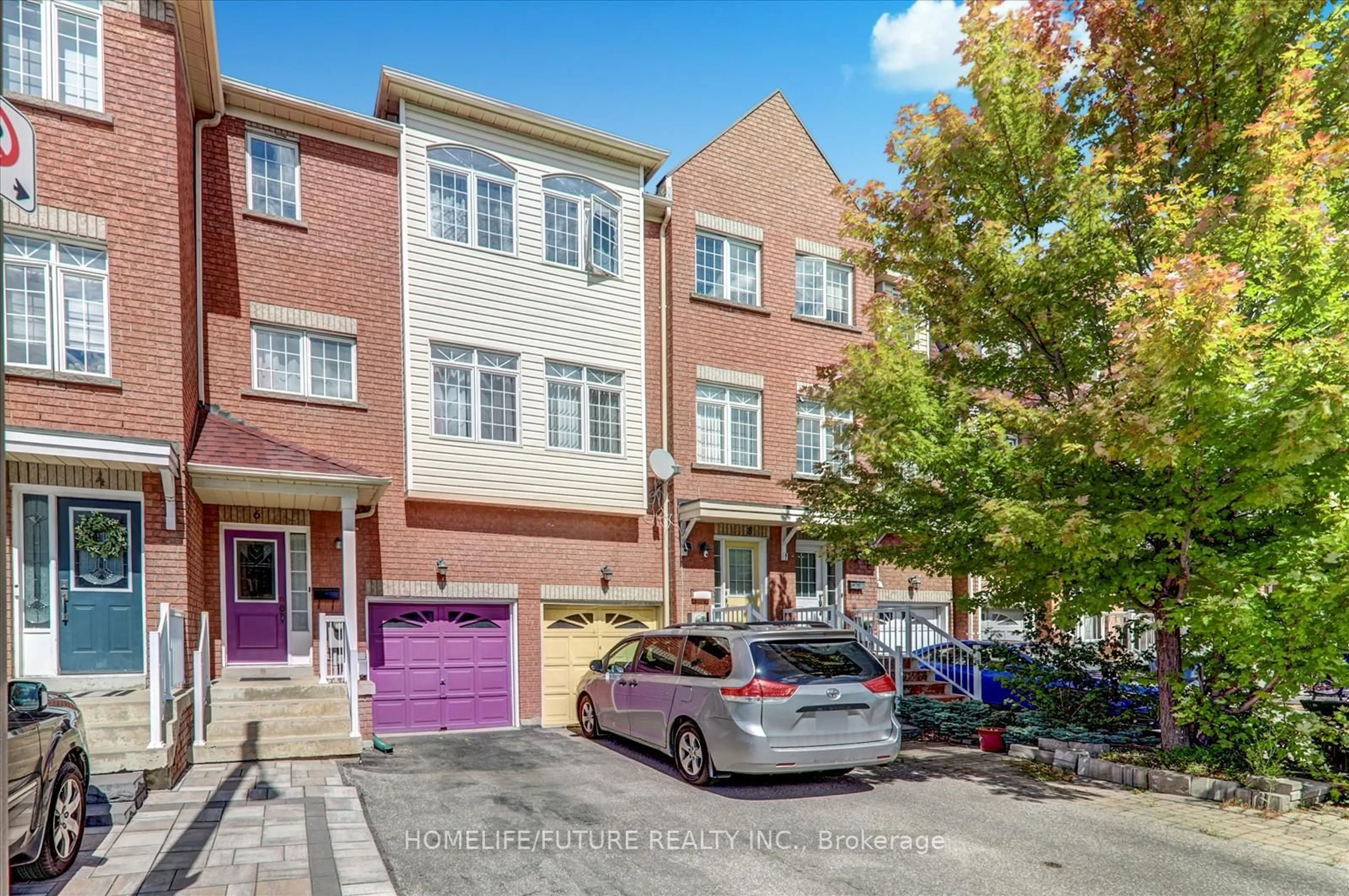 A pic from outside/outdoor area/front of a property/back of a property/a pic from drone, street for 6 Guillet St, Toronto Ontario M4B 3N8