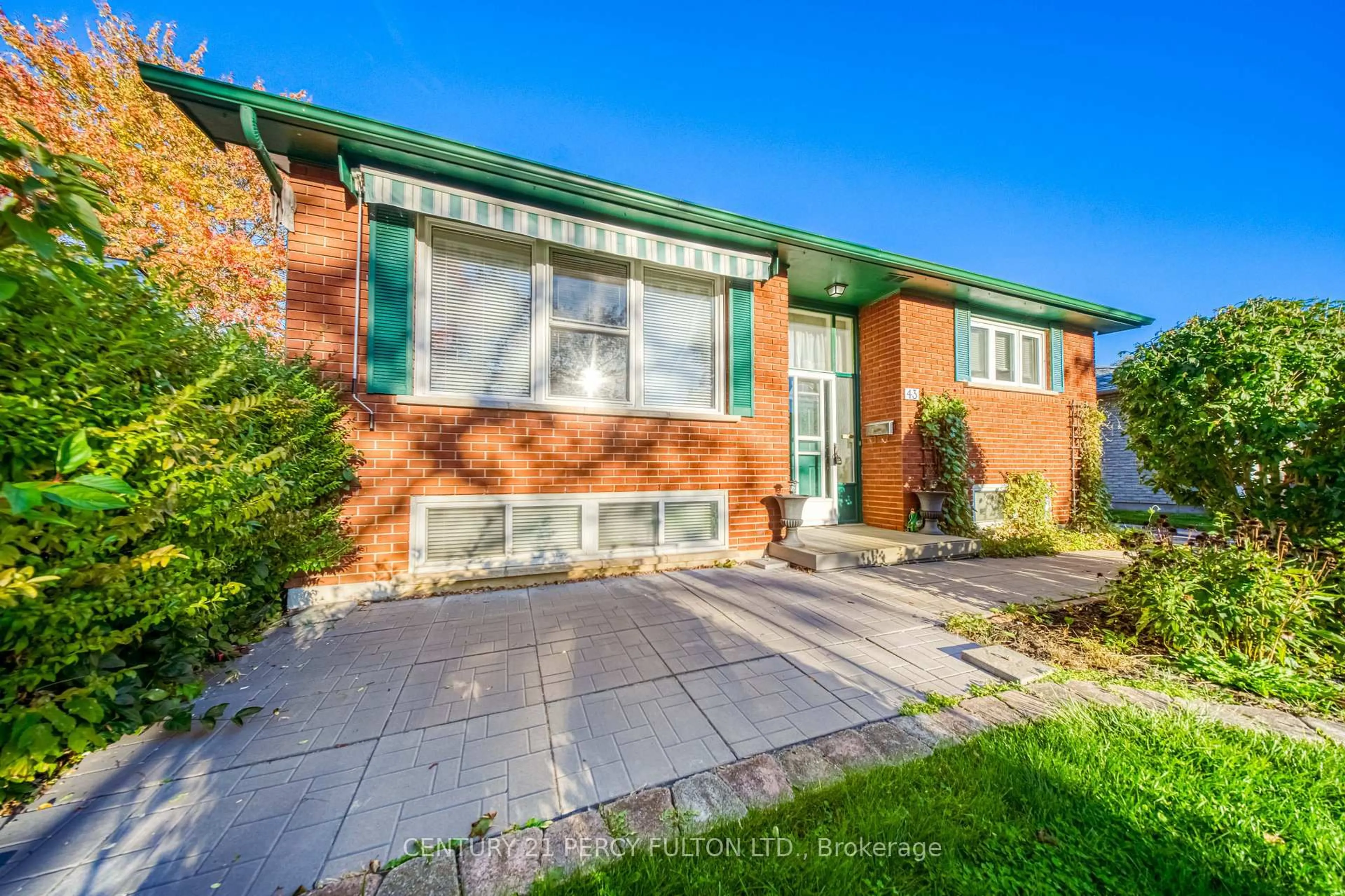 Home with brick exterior material, street for 43 Taylor Rd, Ajax Ontario L1S 2X5