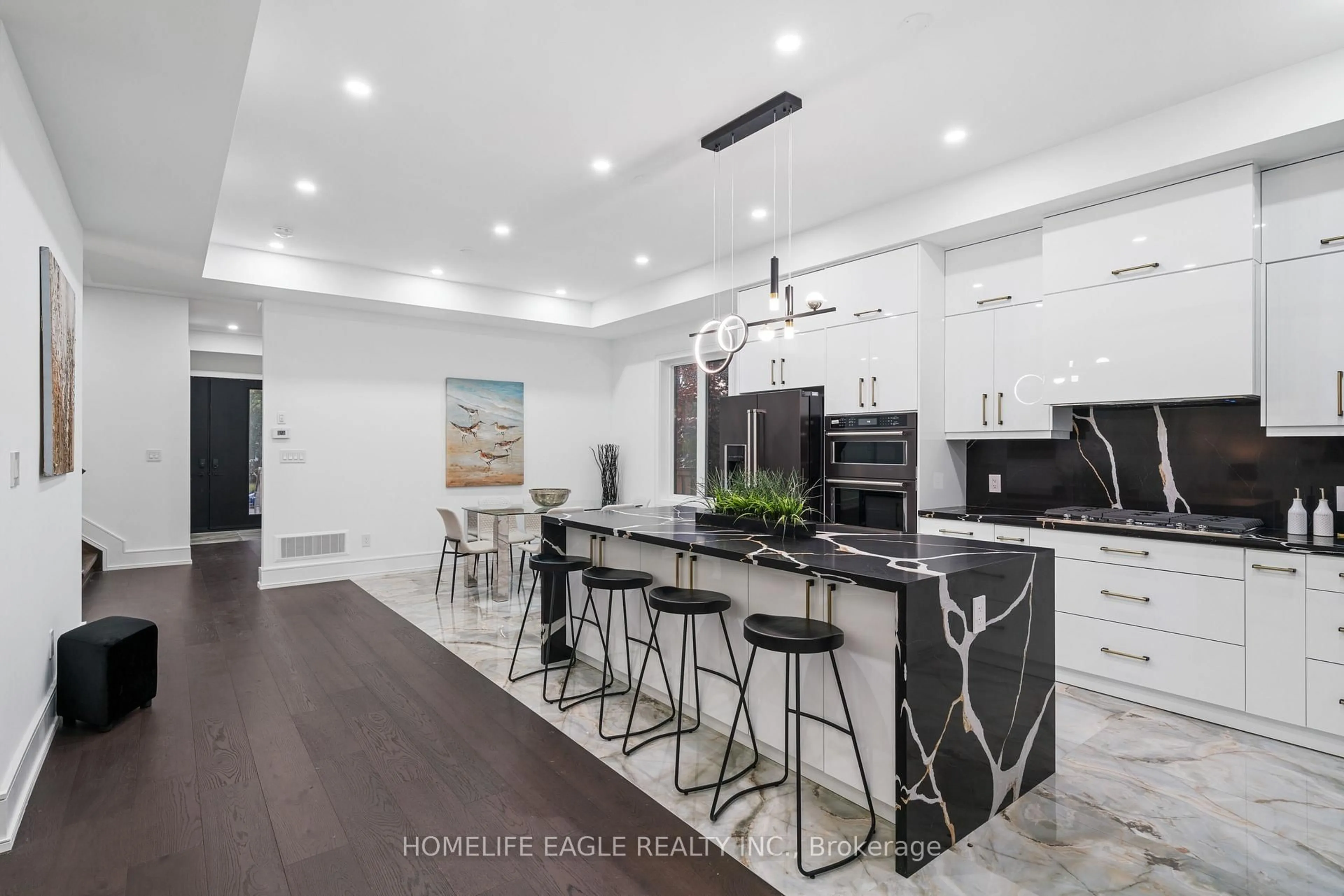 Contemporary kitchen, ceramic/tile floor for 11 Glen Muir Dr, Toronto Ontario M1M 2C6