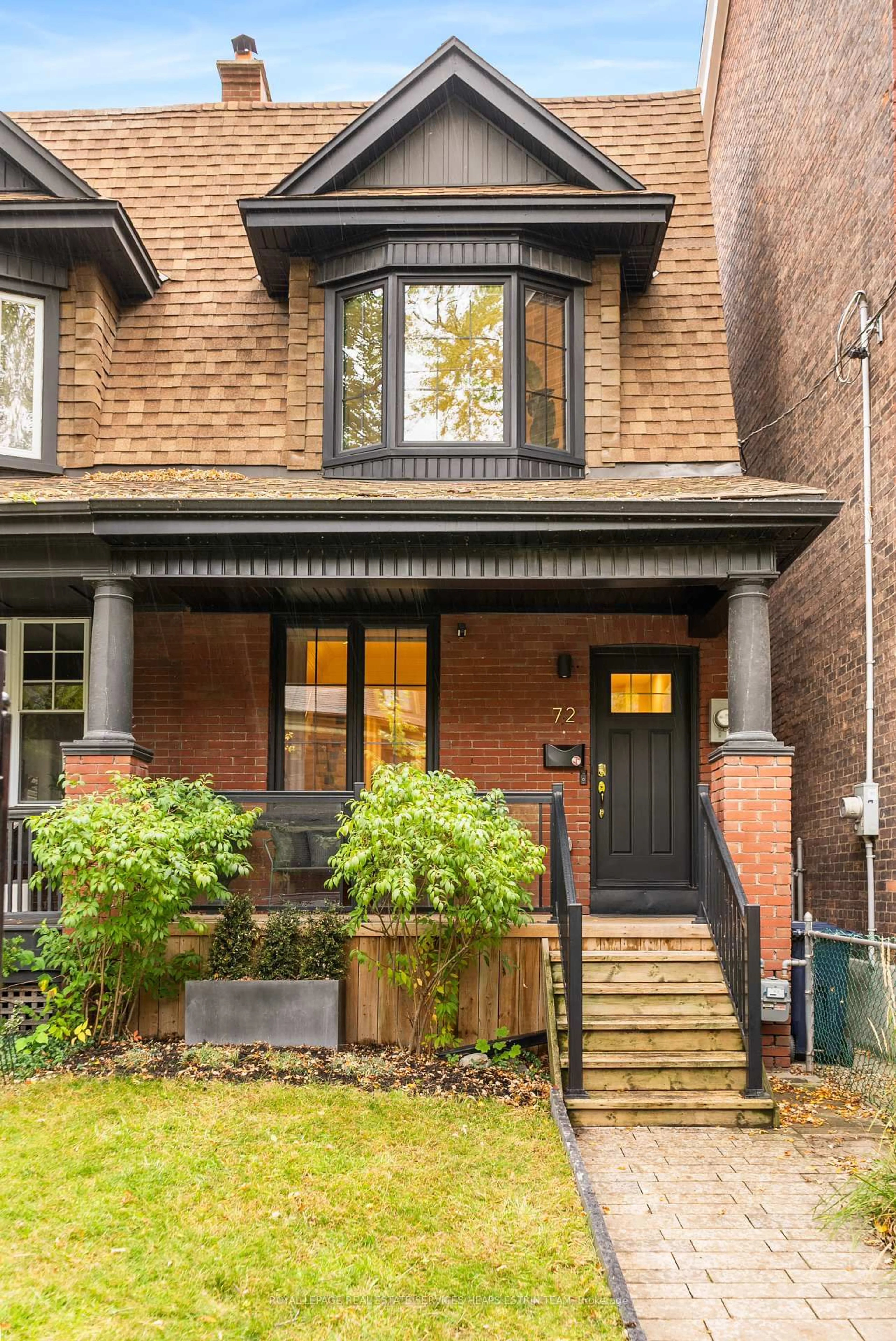 Home with brick exterior material, street for 72 First Ave, Toronto Ontario M4M 1W8