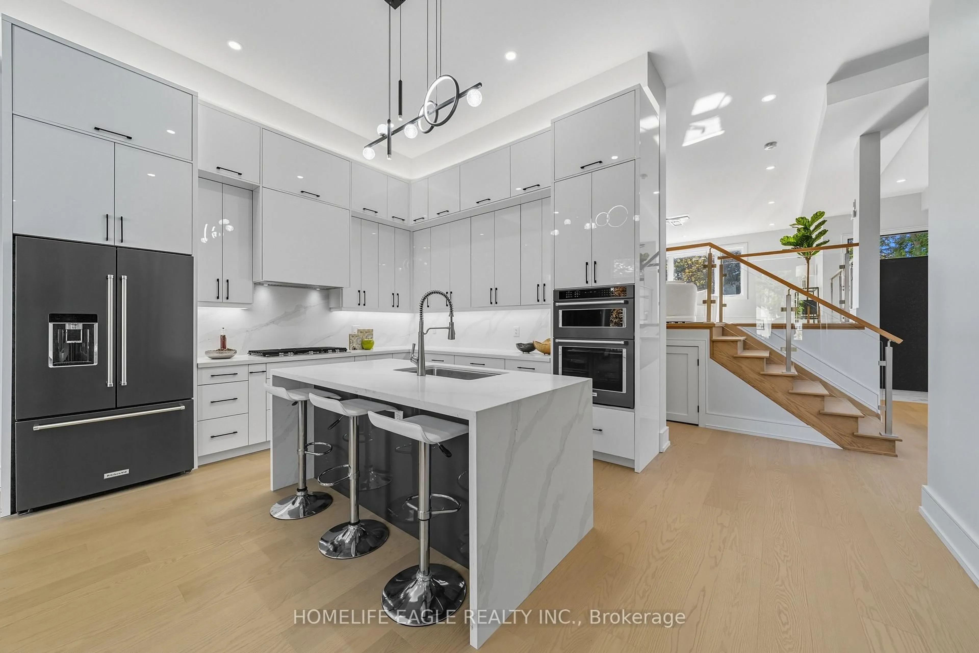 Contemporary kitchen, ceramic/tile floor for 5 Atlee Ave, Toronto Ontario M1N 3Z4