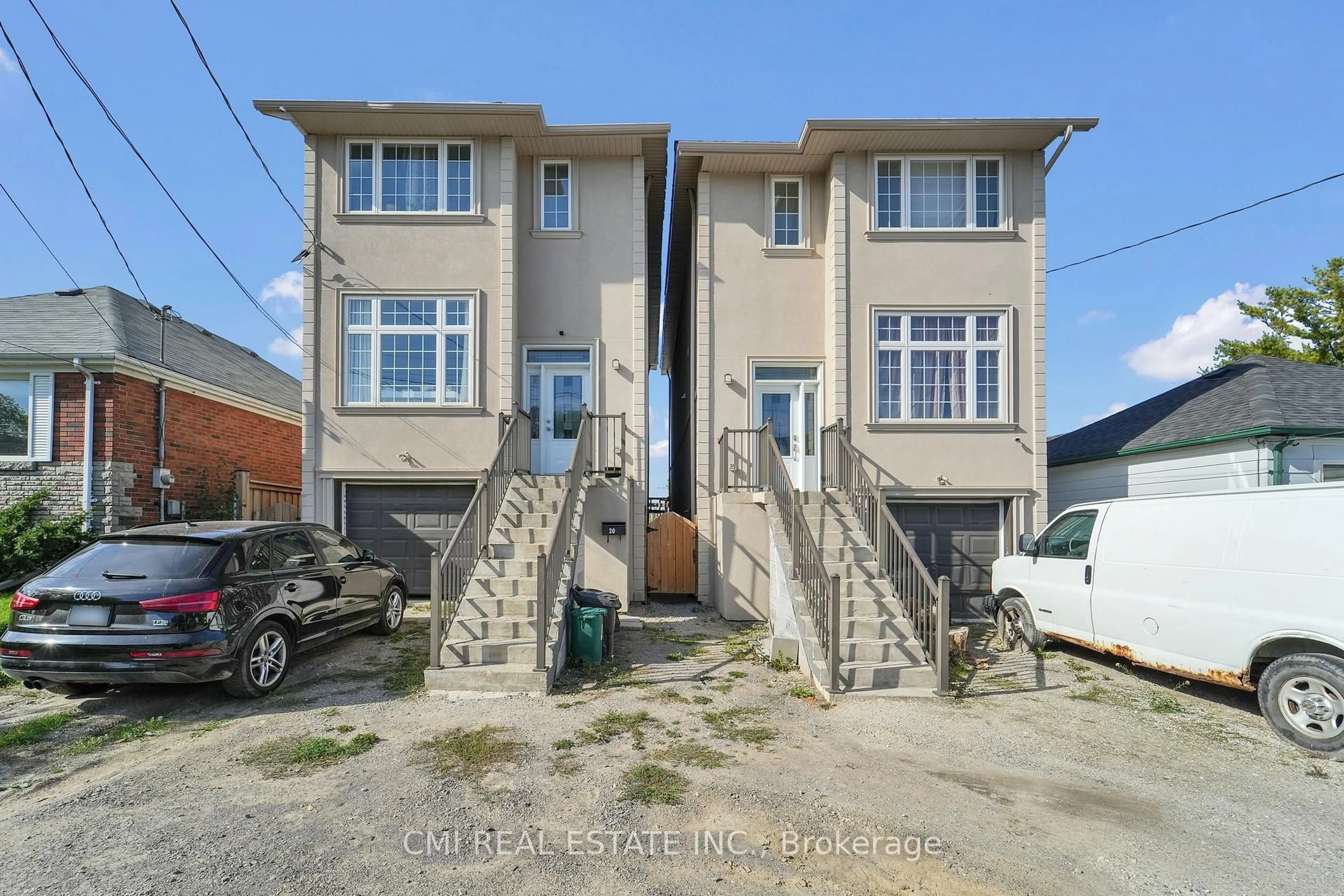 A pic from outside/outdoor area/front of a property/back of a property/a pic from drone, street for 20 Jeavons Ave, Toronto Ontario M1K 1S8