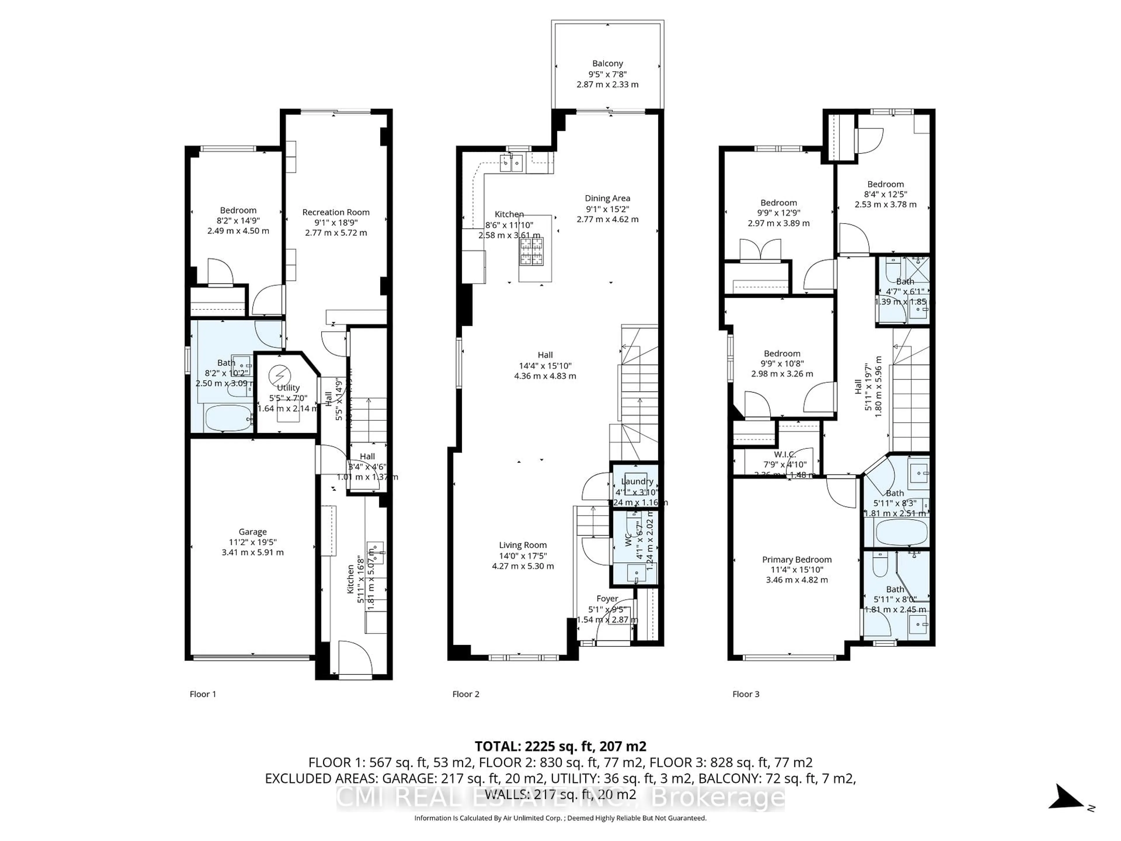 Floor plan for 20 Jeavons Ave, Toronto Ontario M1K 1S8