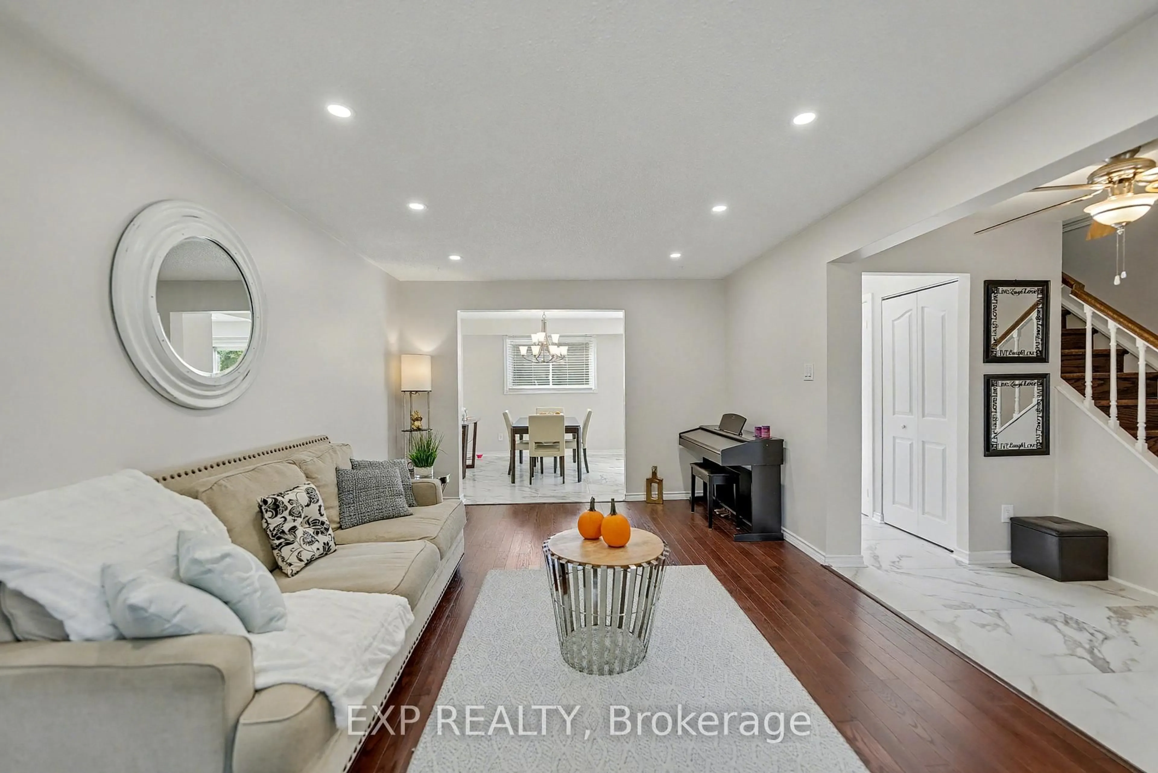 Living room with furniture, unknown for 6 Mozart Crt, Whitby Ontario L1N 5N5