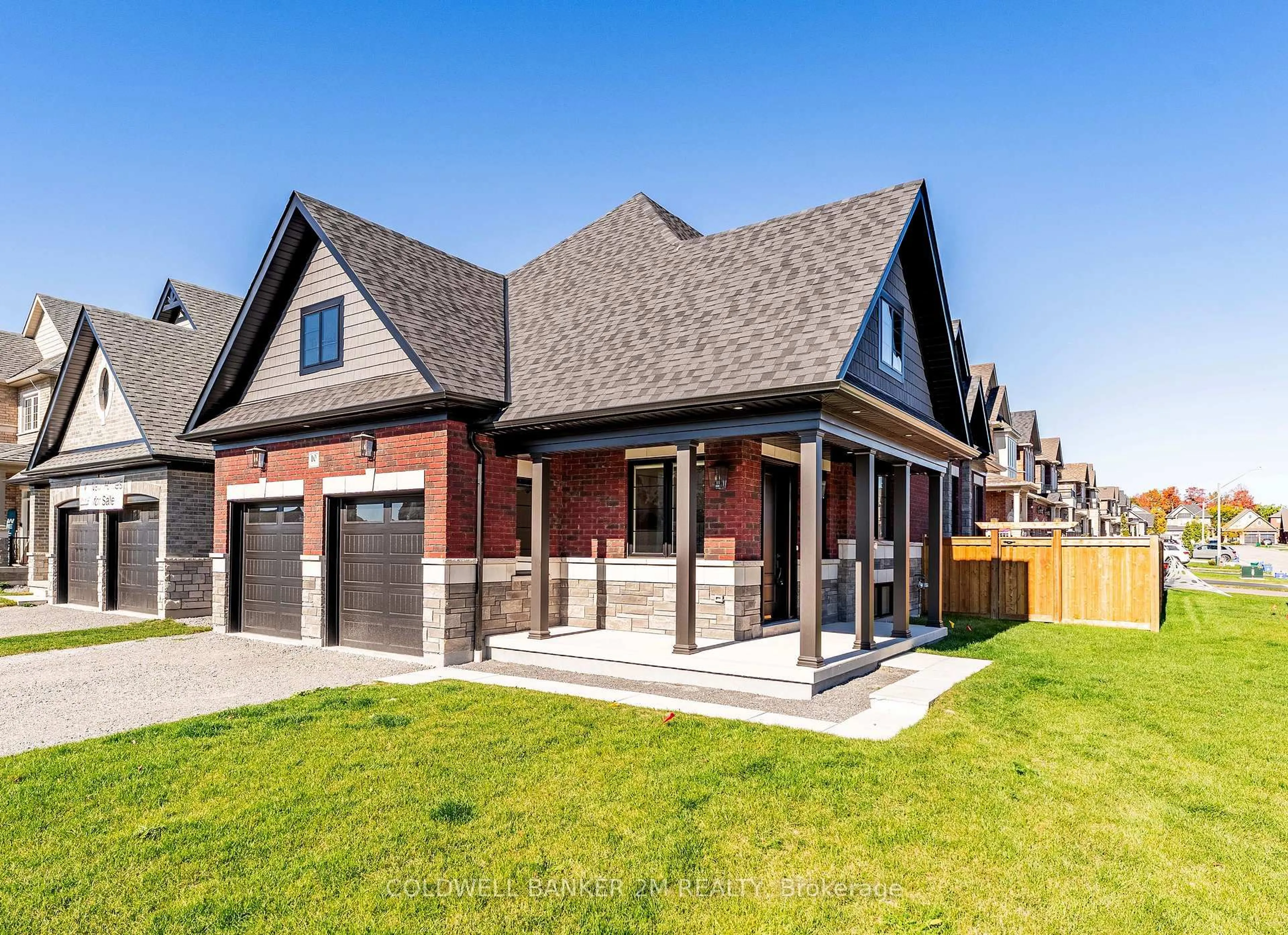 Home with brick exterior material, street for 10 St. Augustine Dr, Whitby Ontario L1M 0L7