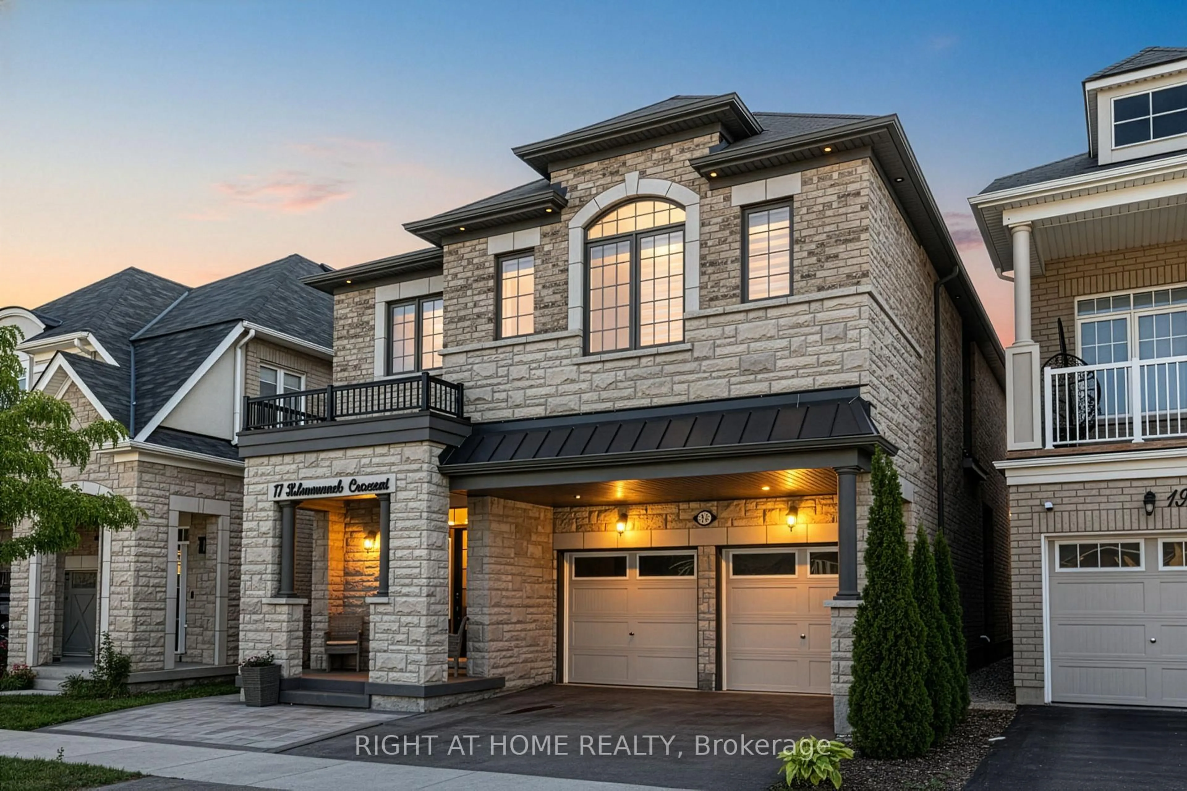 Home with brick exterior material, street for 17 Kilmarnock Cres, Whitby Ontario L1P 0E8