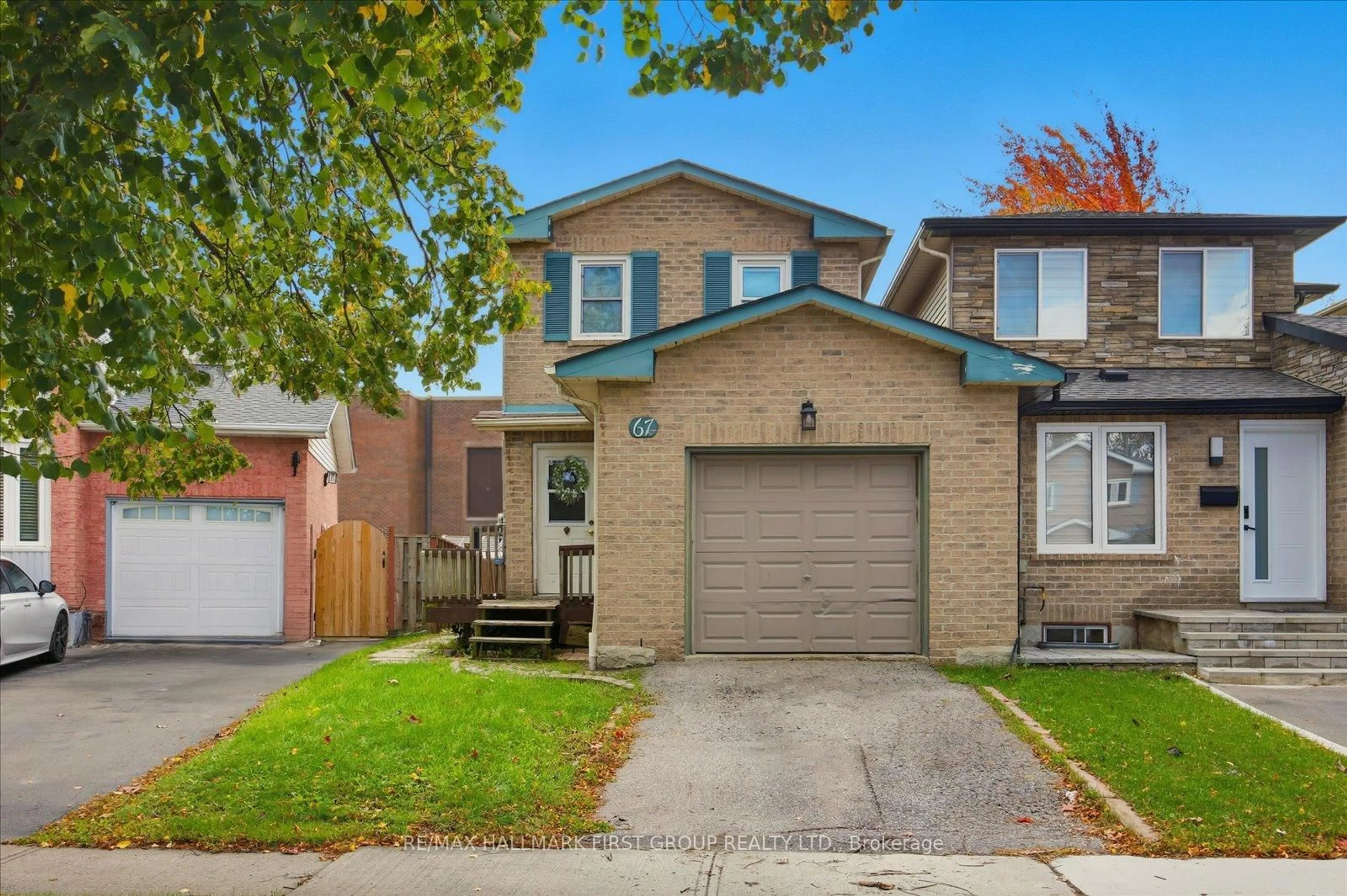 Home with brick exterior material, street for 67 Frazer Rd, Ajax Ontario L1S 4B4