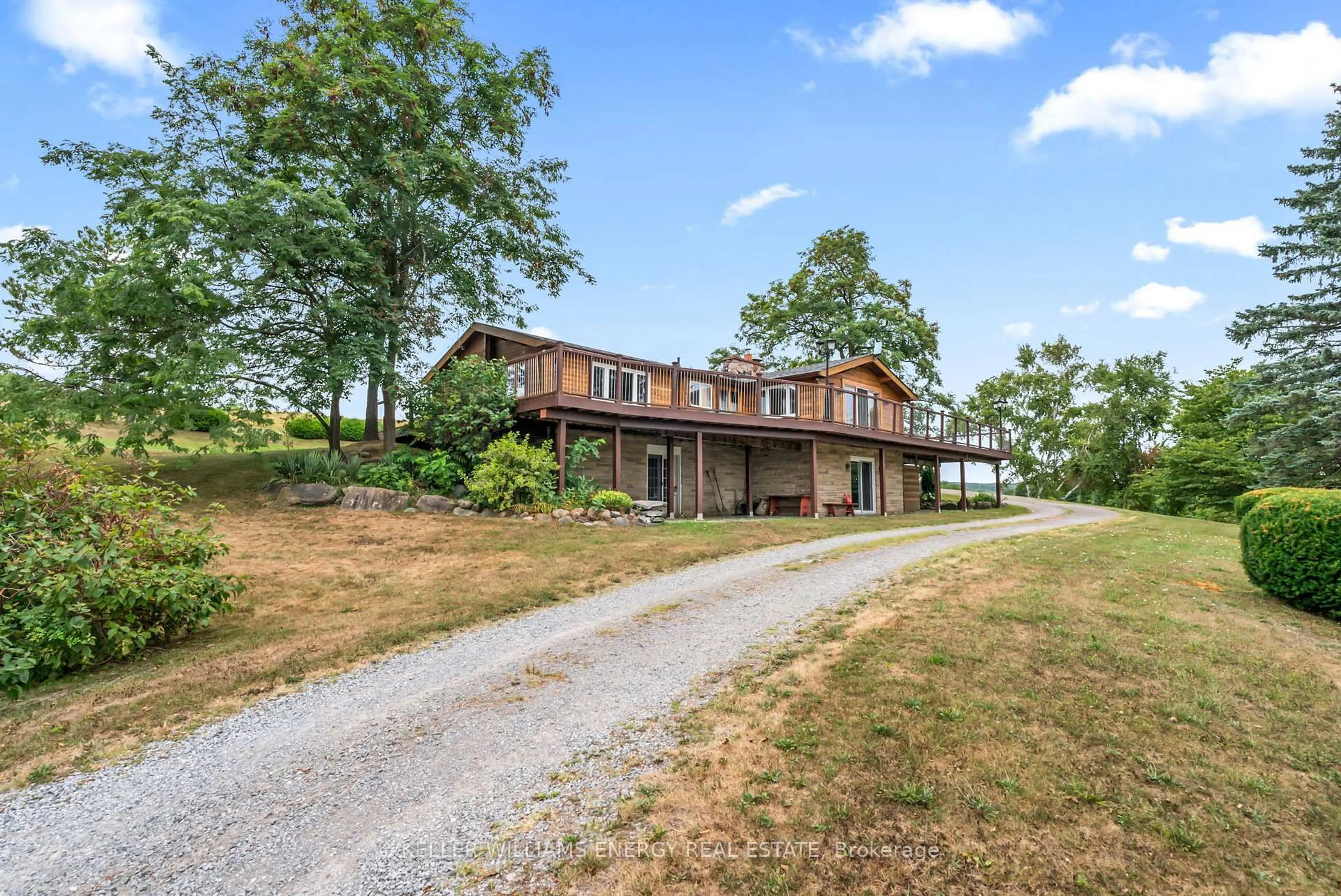 A pic from outside/outdoor area/front of a property/back of a property/a pic from drone, water/lake/river/ocean view for 7368 Mercer Rd, Clarington Ontario L0A 1E0