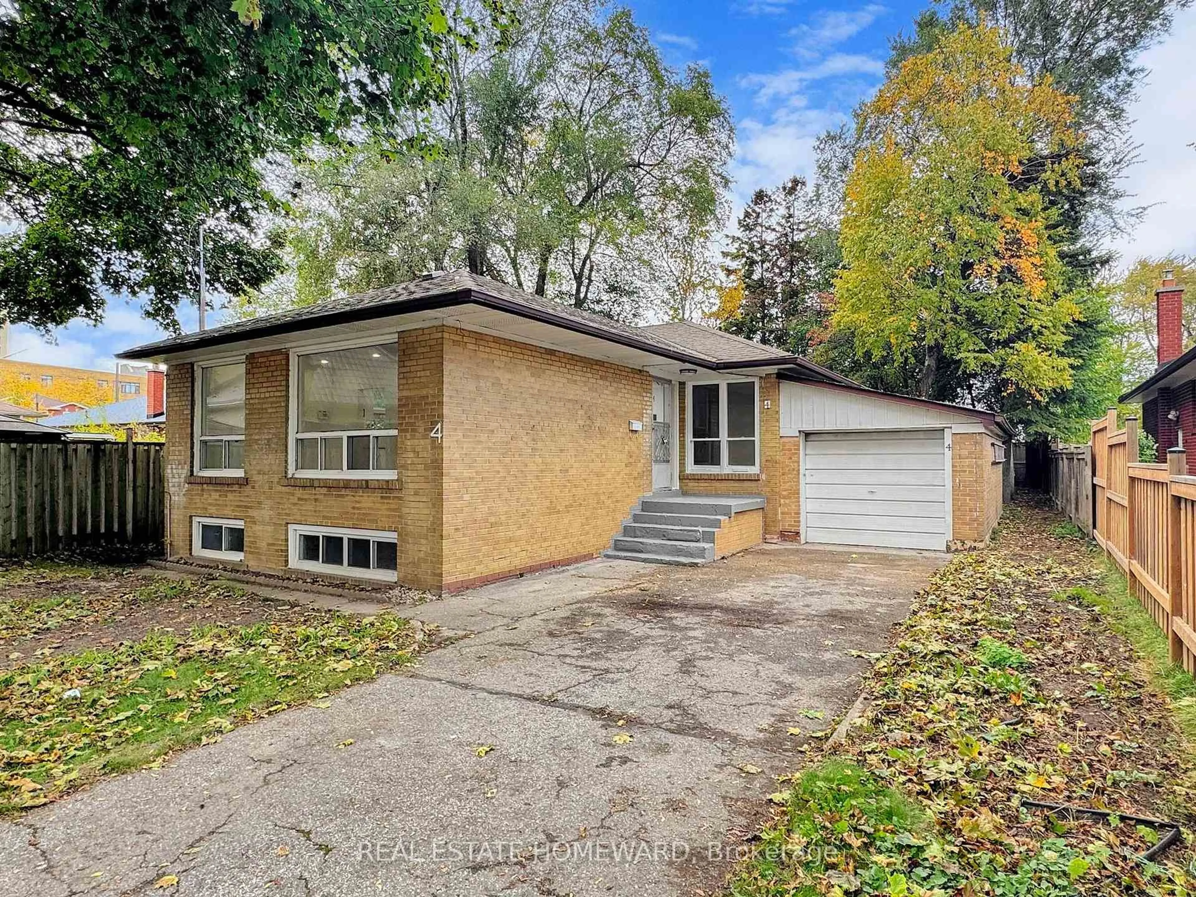 Home with brick exterior material, street for 4 Porchester Dr, Toronto Ontario M1J 2R3