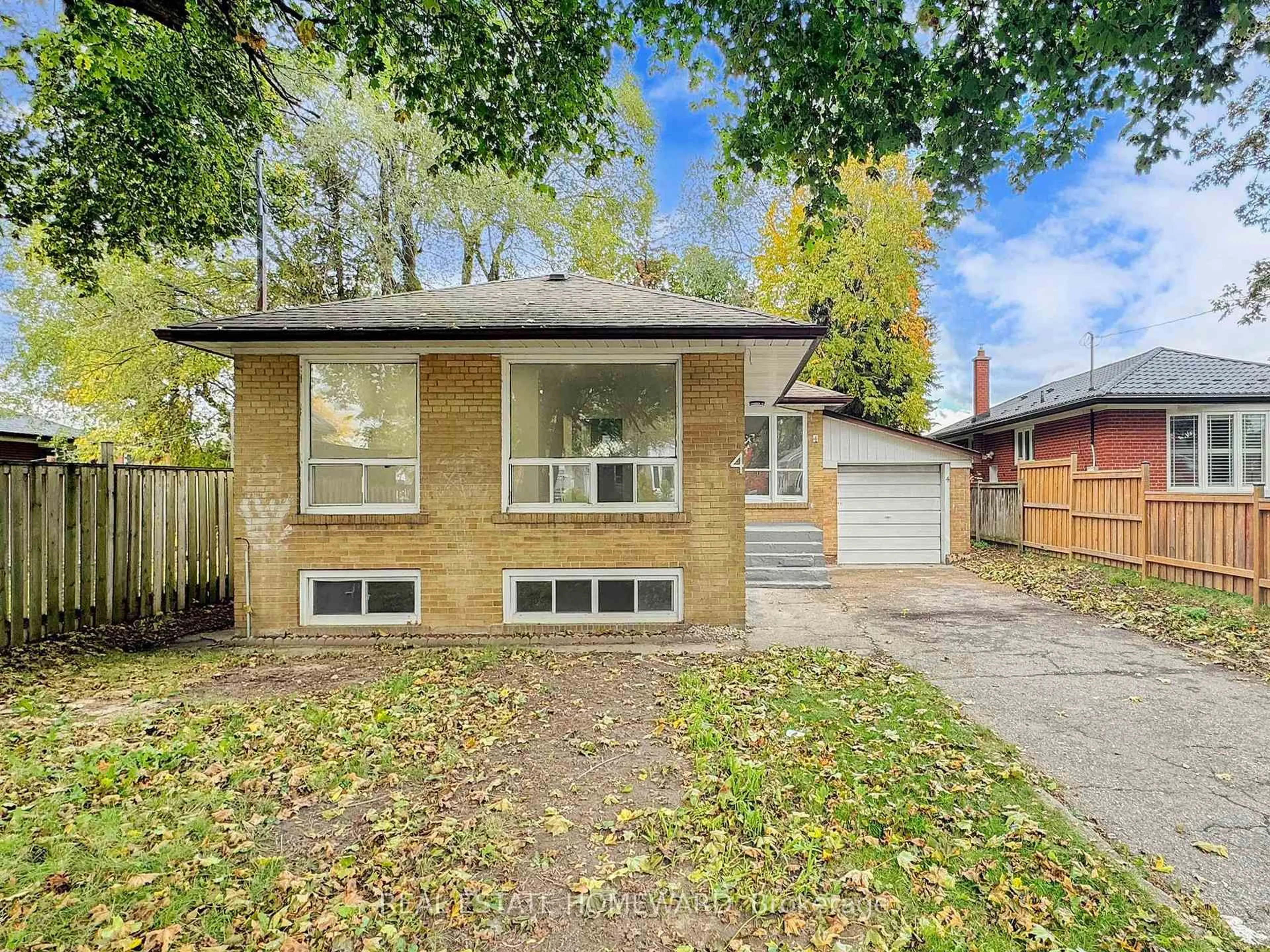 Home with brick exterior material, street for 4 Porchester Dr, Toronto Ontario M1J 2R3