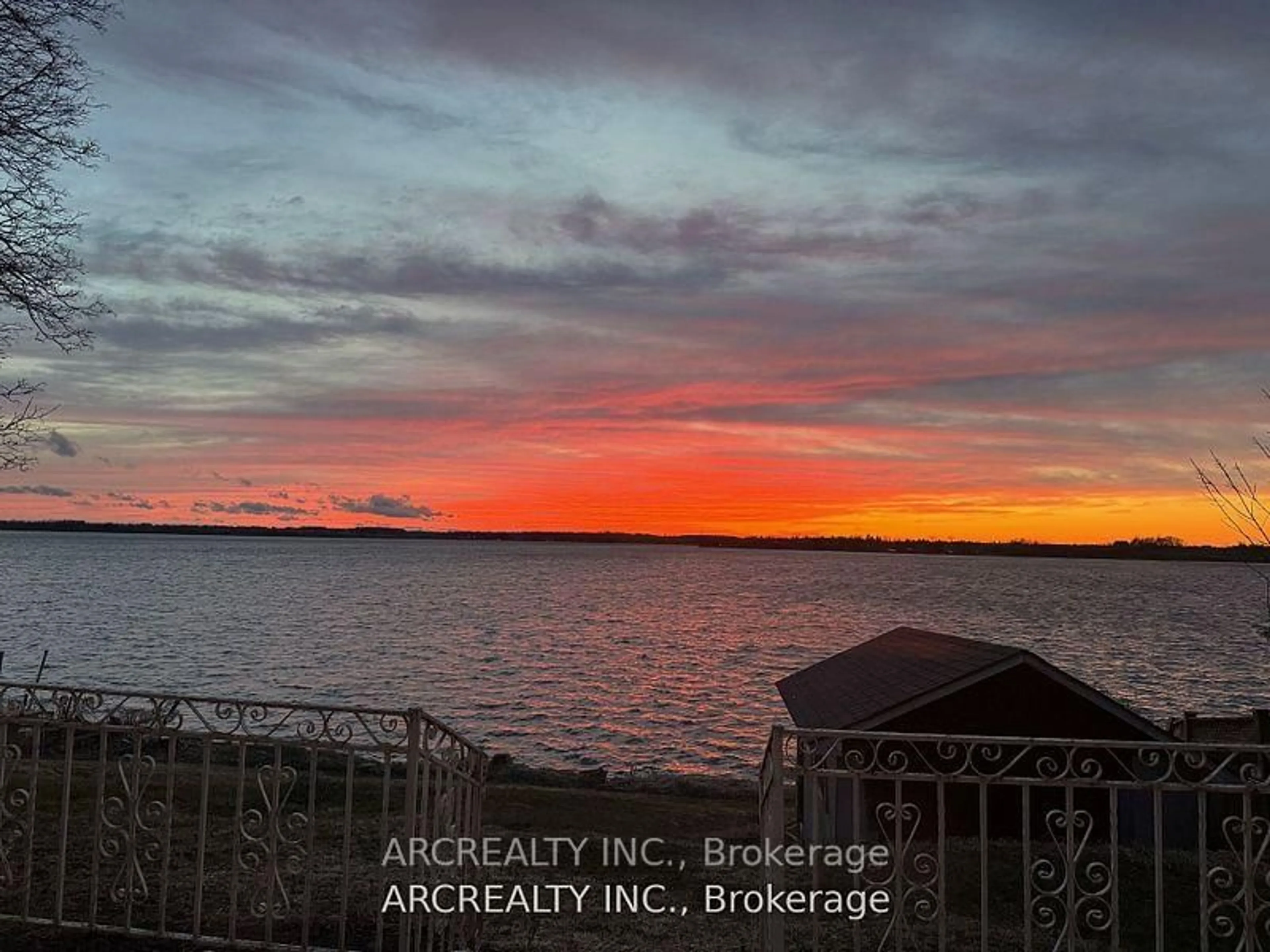 A pic from outside/outdoor area/front of a property/back of a property/a pic from drone, water/lake/river/ocean view for 420 Fralick's Beach Rd, Scugog Ontario L9L 1B6