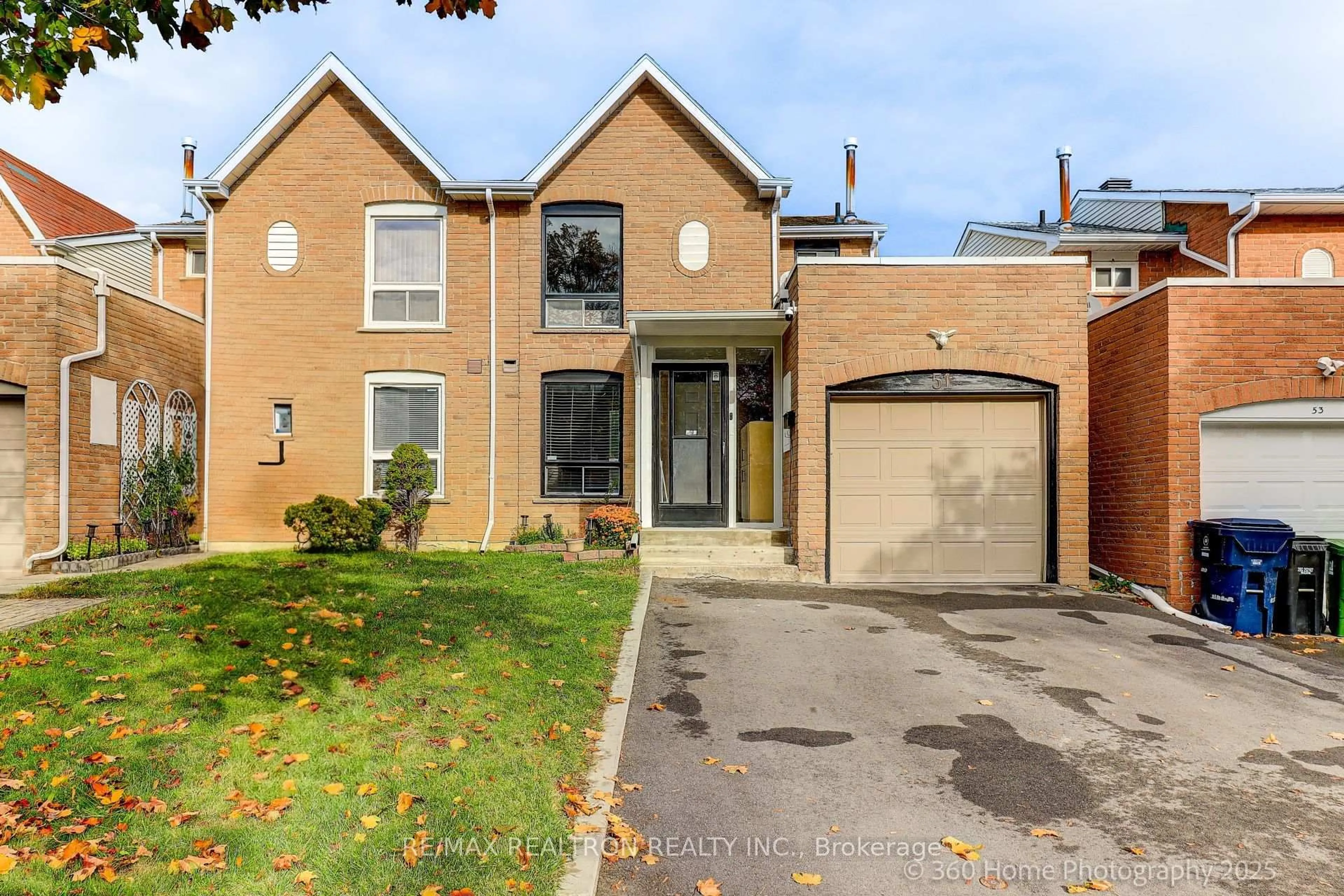 Home with brick exterior material, street for 51 Campania Cres, Toronto Ontario M1V 2E8