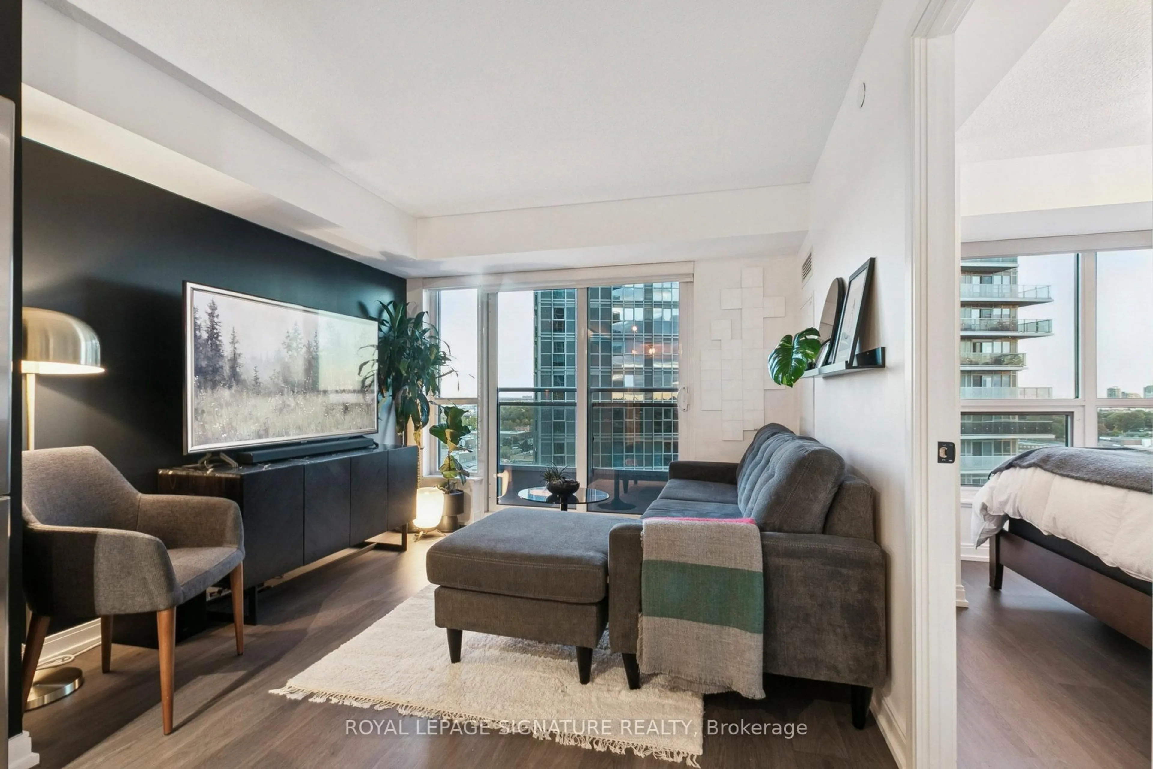 Living room with furniture, unknown for 255 Village green Sq #1301, Toronto Ontario M1S 0L7