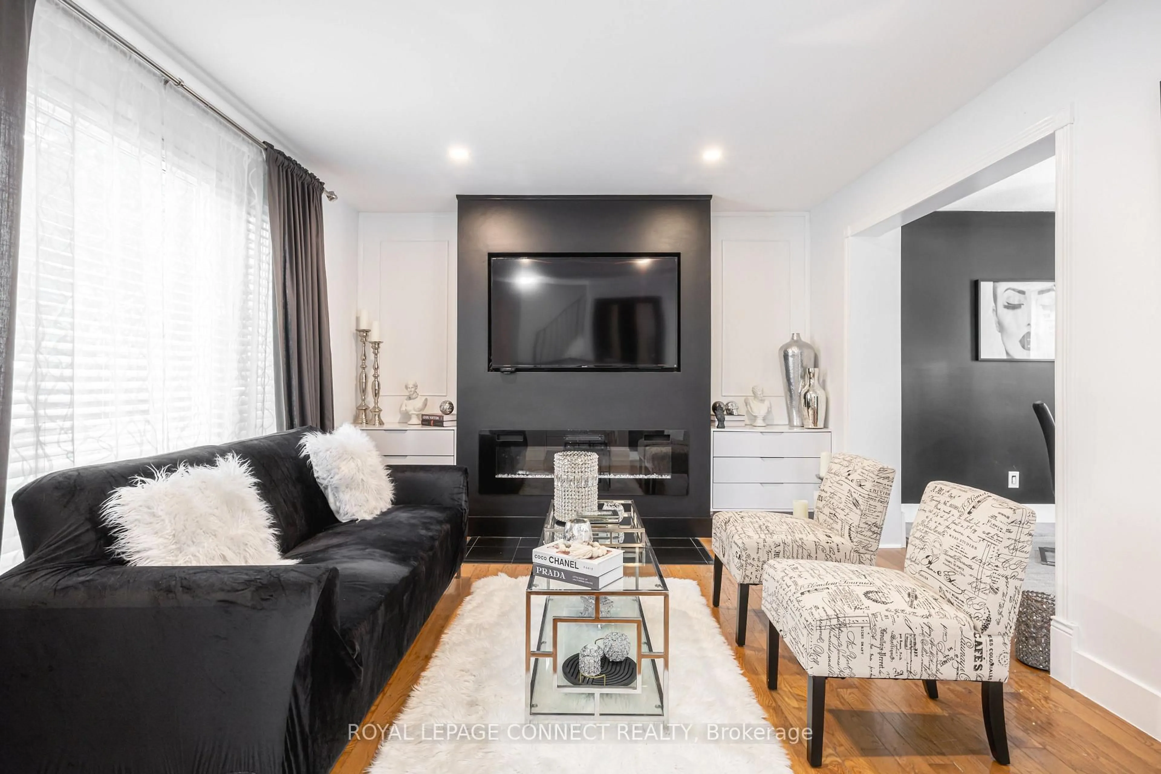 Living room with furniture, unknown for 32 Harland Cres, Ajax Ontario L1S 1J9