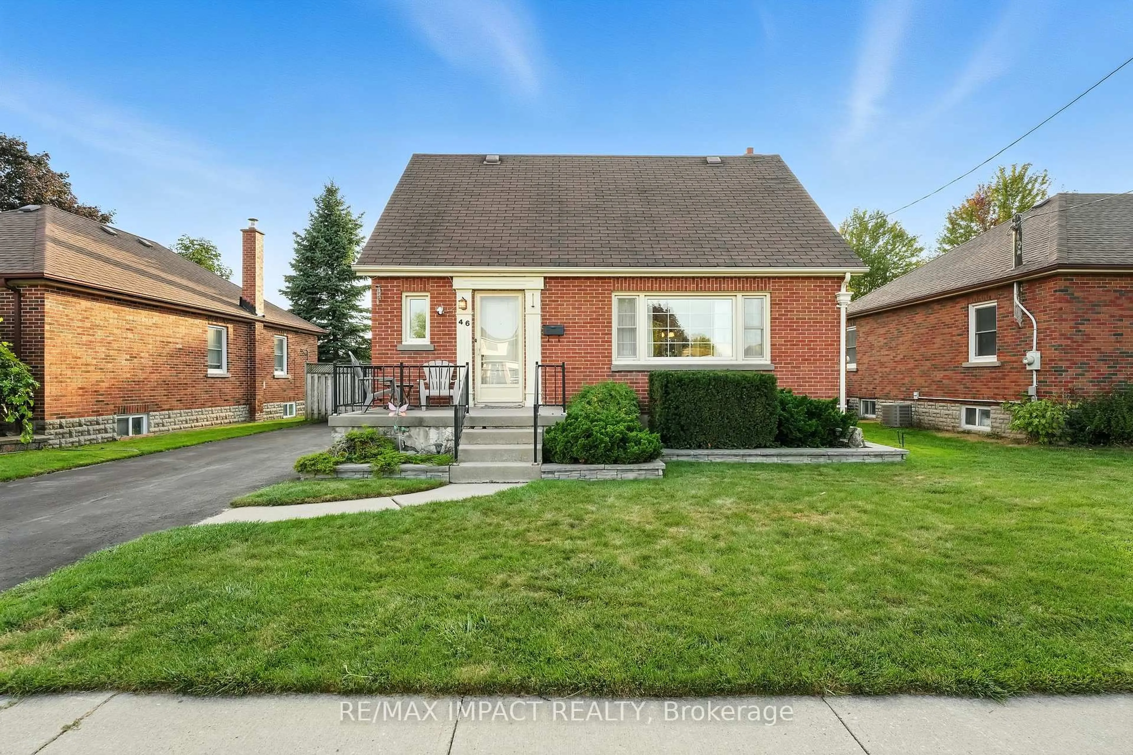 Home with brick exterior material, street for 46 Simpson Ave, Clarington Ontario L1C 2H8