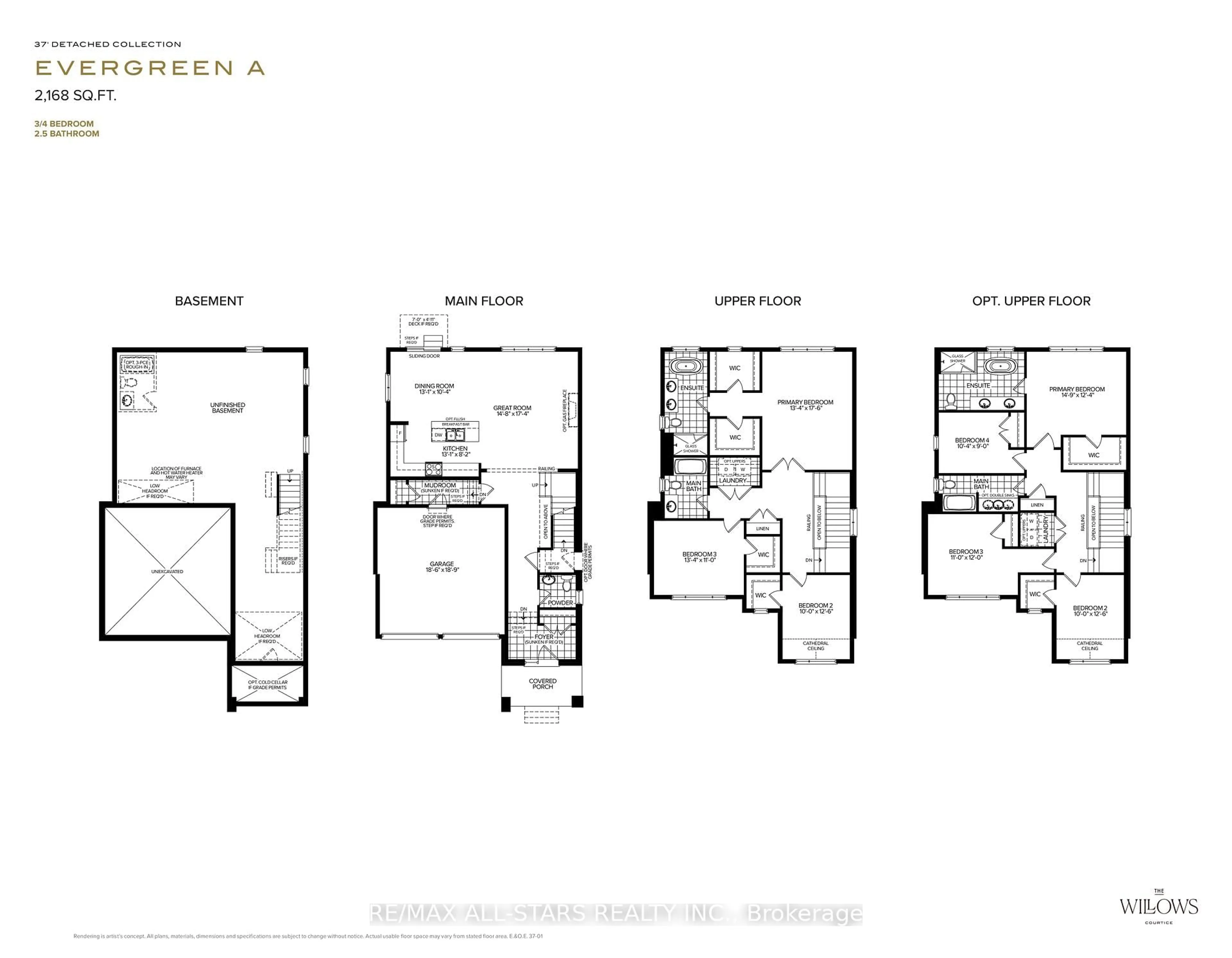 Floor plan for 1828 Nash Rd #Lot 87, Clarington Ontario L1E 2M2