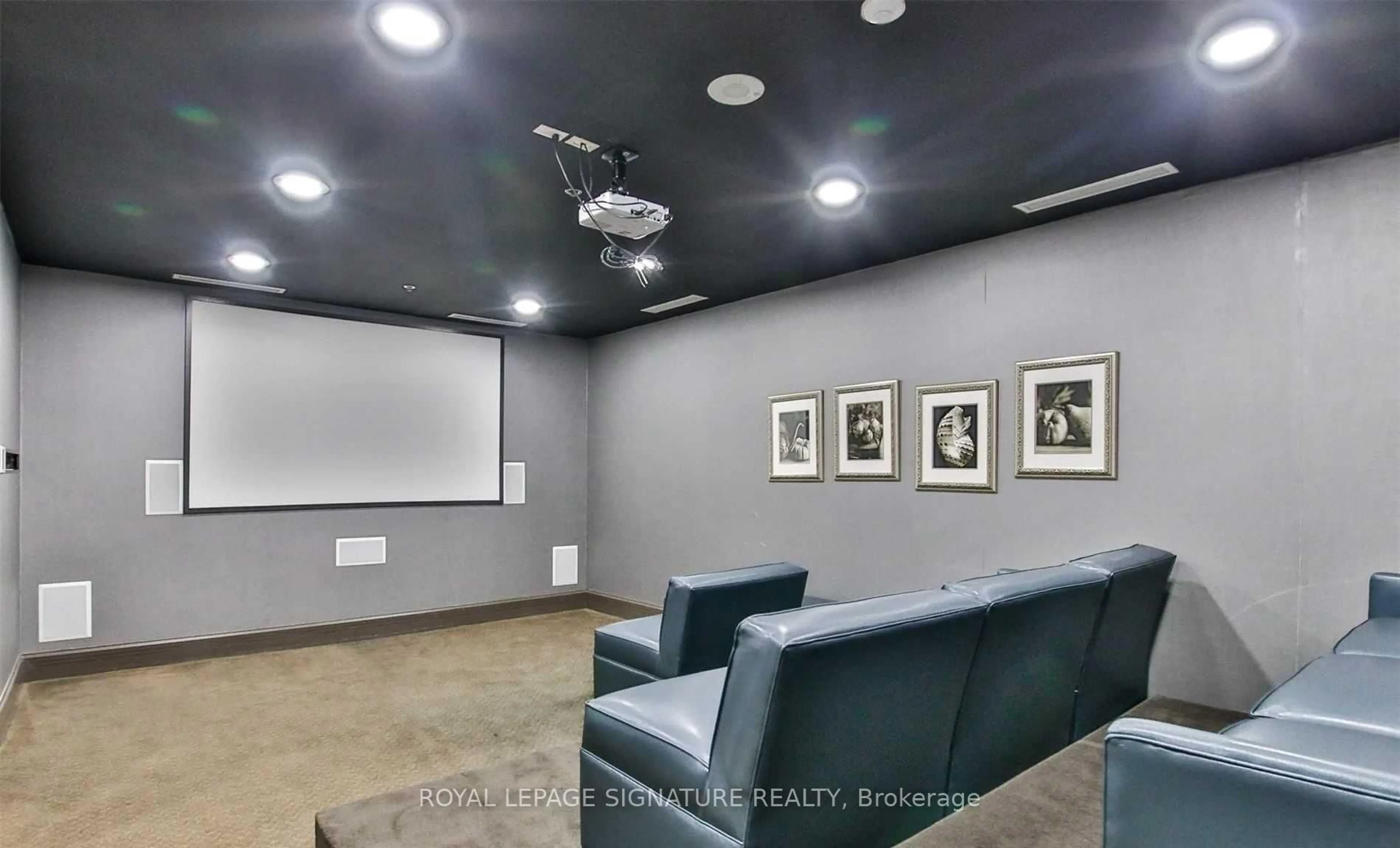 Home theater for 123 Omni Dr #LL70, Toronto Ontario M1P 5A6