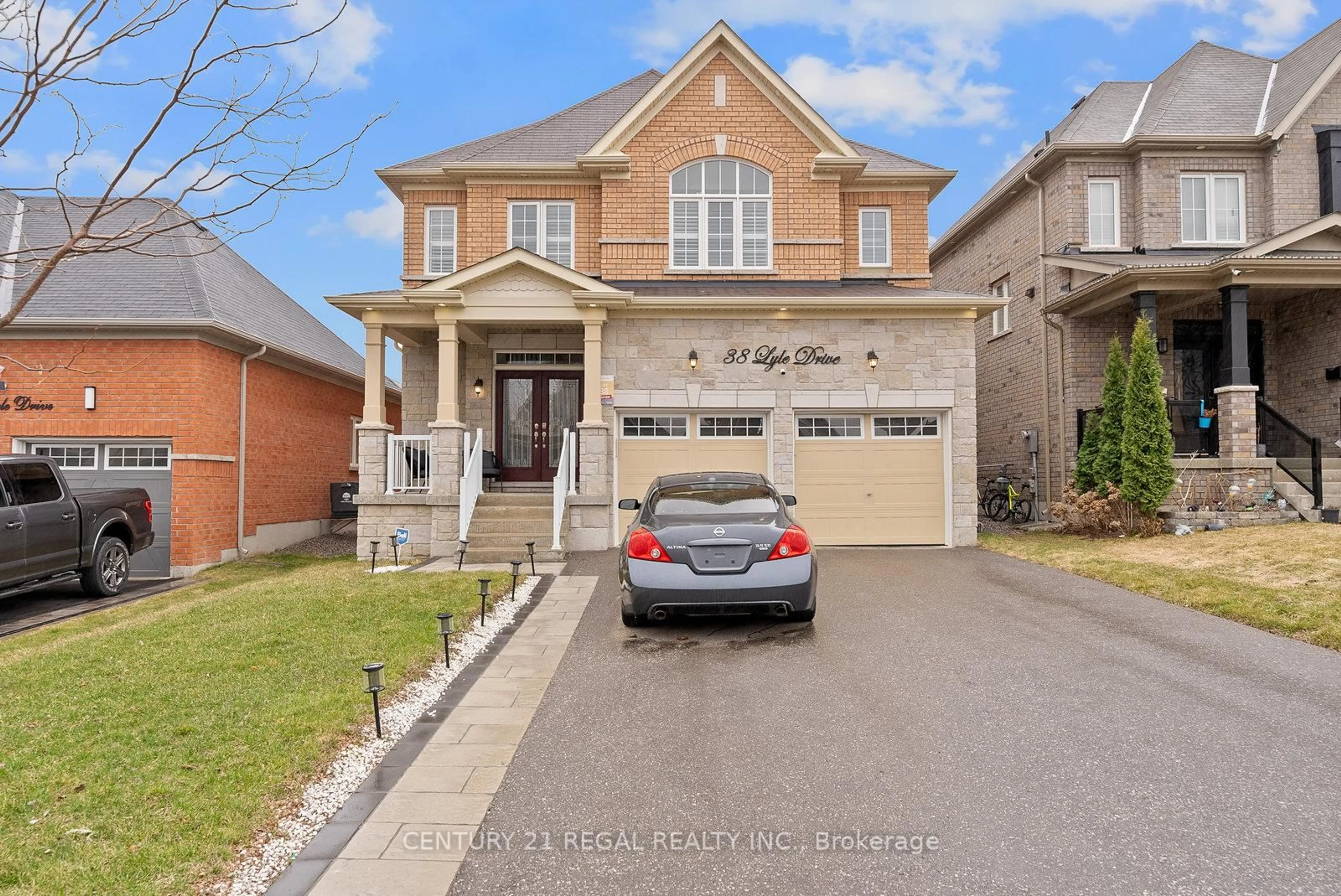 Home with brick exterior material, street for 38 Lyle Dr, Clarington Ontario L1C 0V8