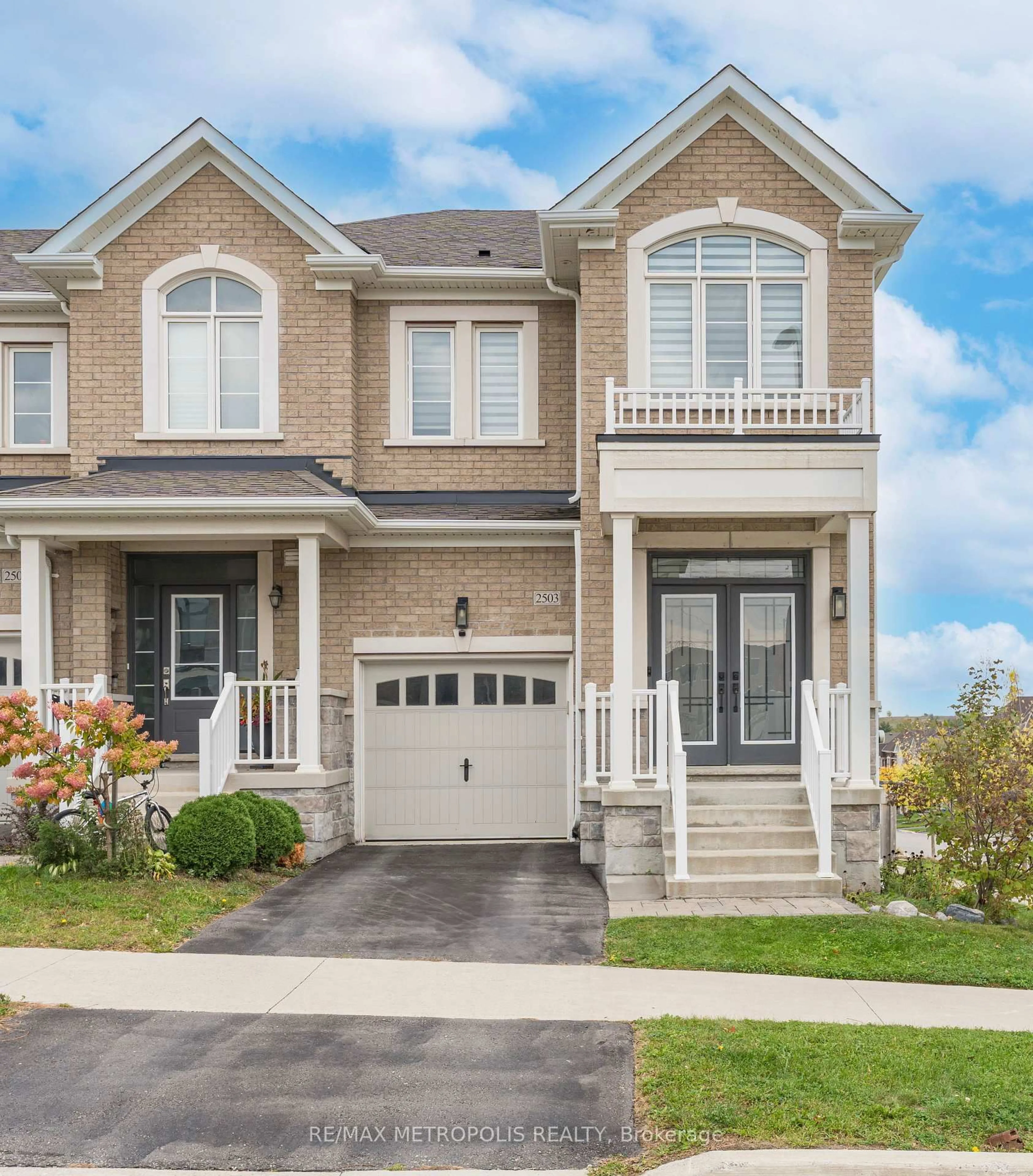 Home with brick exterior material, street for 2503 Hibiscus Dr, Pickering Ontario L1X 0G9