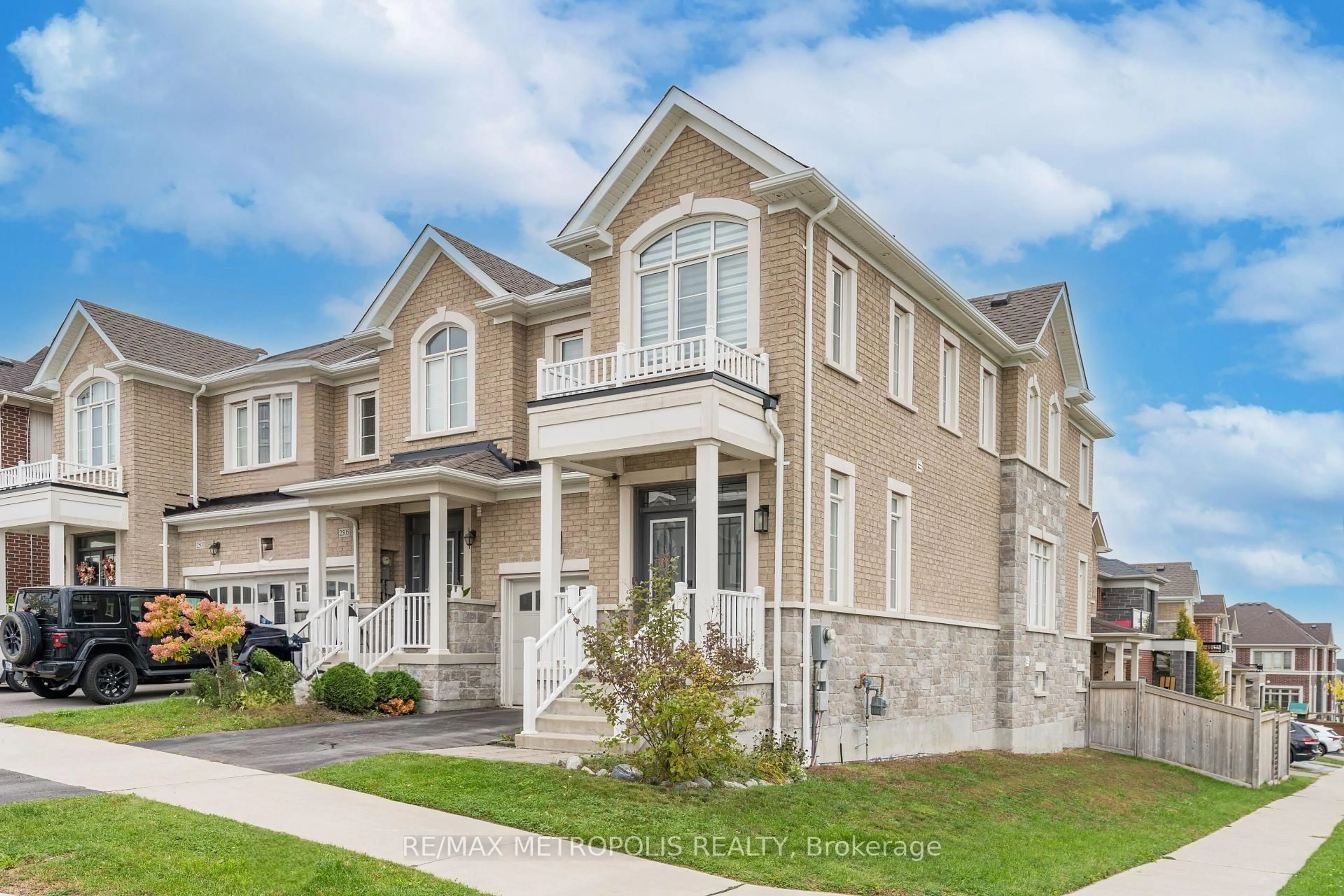 Home with brick exterior material, street for 2503 Hibiscus Dr, Pickering Ontario L1X 0G9
