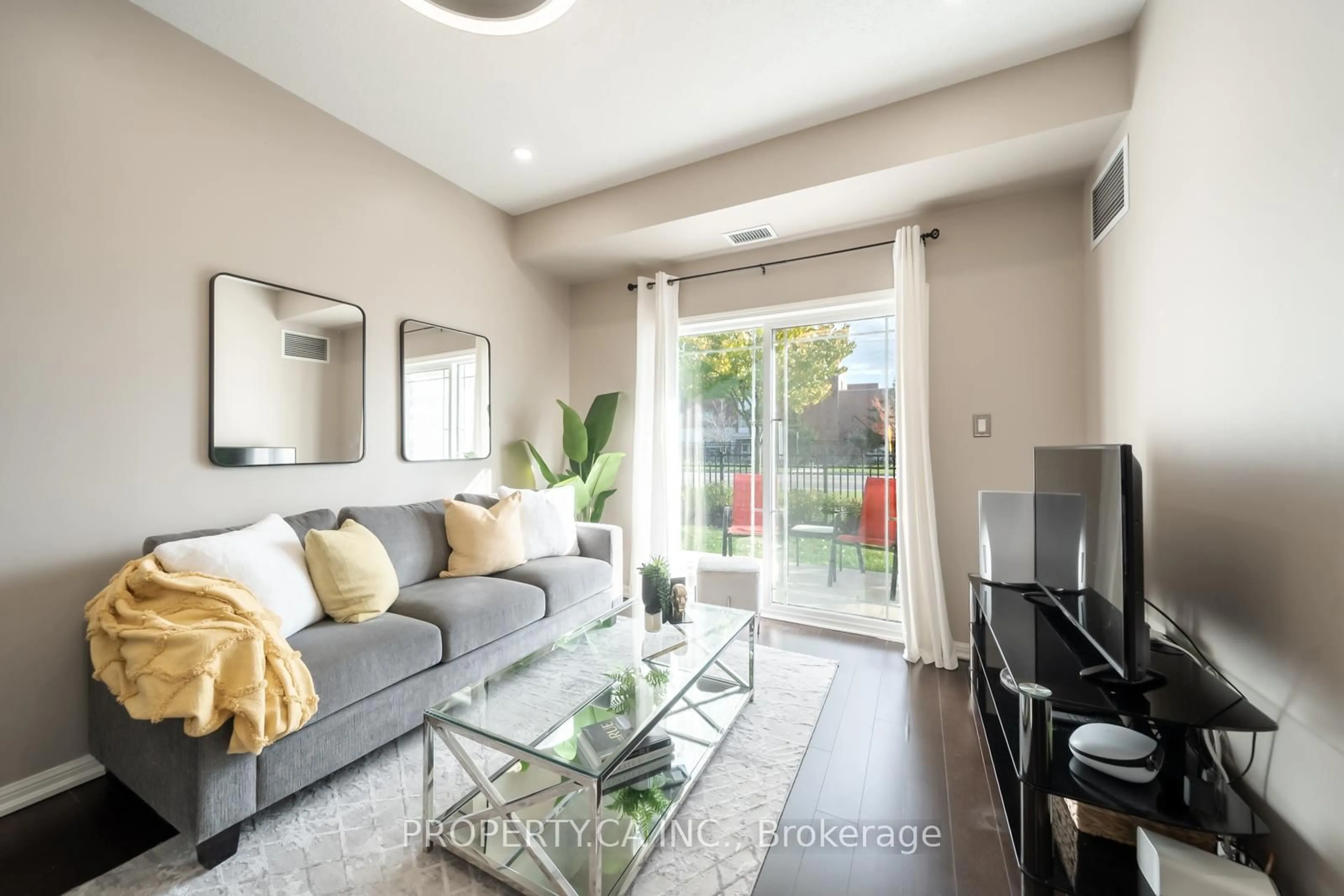 Living room with furniture, unknown for 1 Sidney Lane #L03, Clarington Ontario L1C 0N5