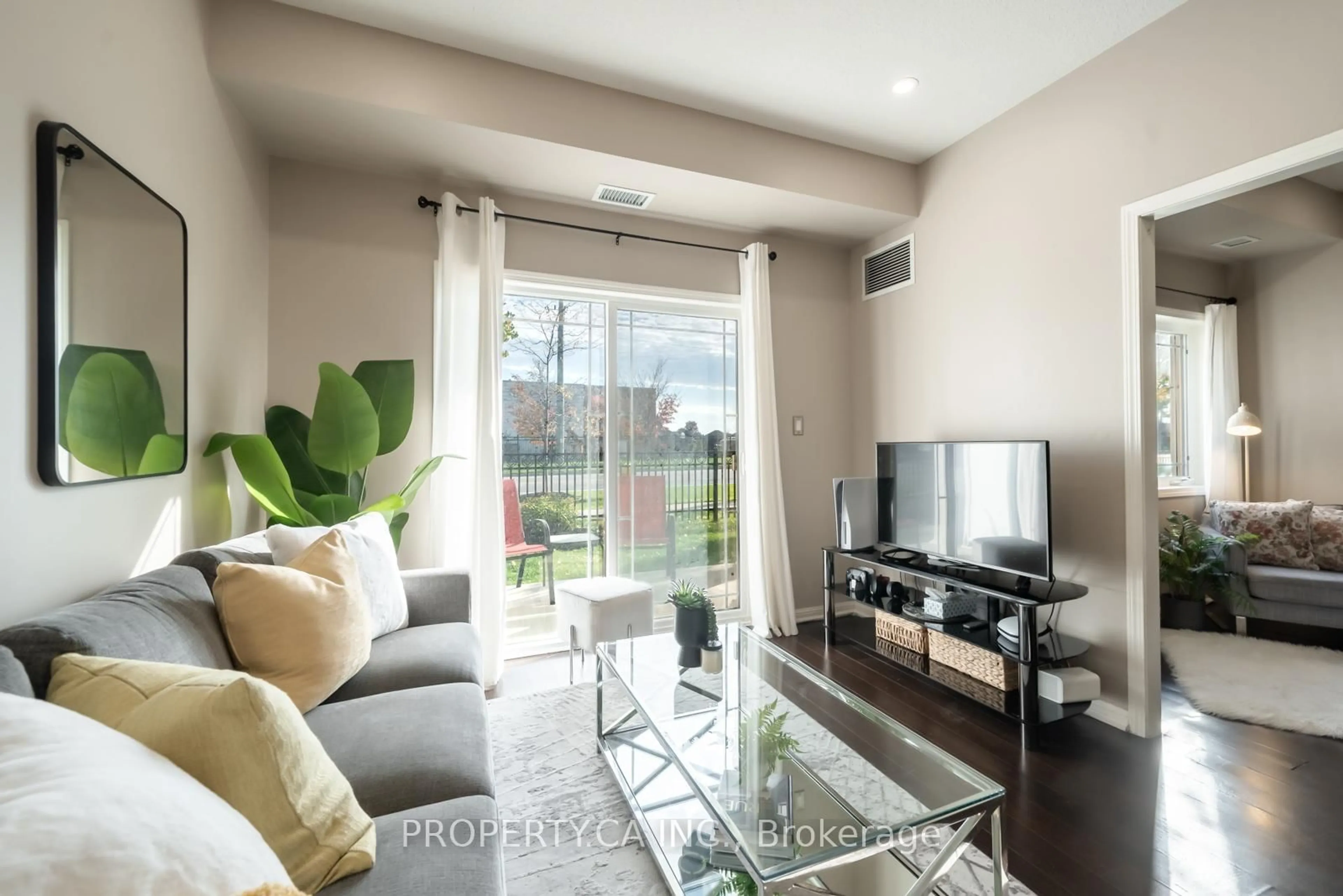 Living room with furniture, unknown for 1 Sidney Lane #L03, Clarington Ontario L1C 0N5