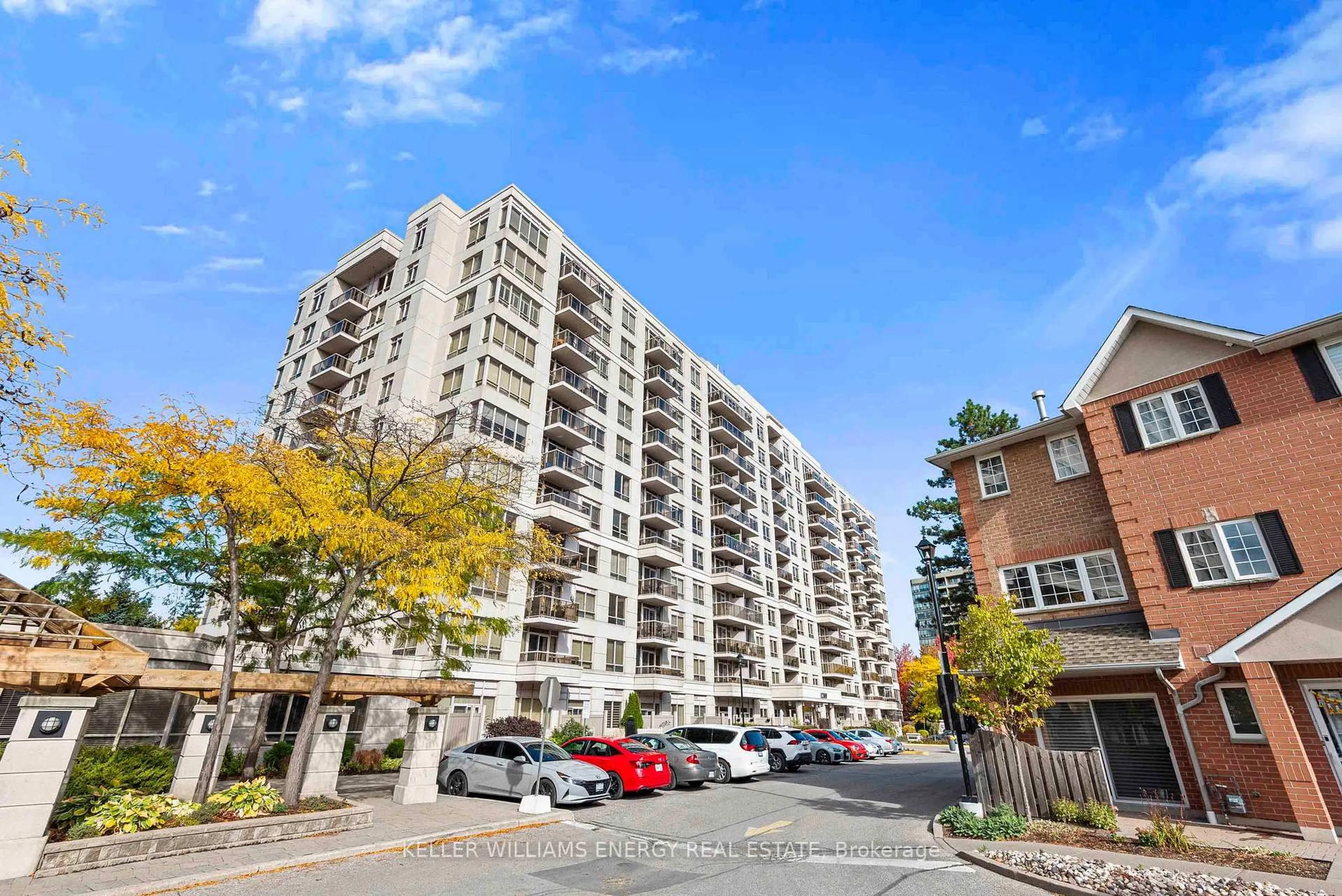 A pic from outside/outdoor area/front of a property/back of a property/a pic from drone, unknown for 1200 The Esplanade Rd #310, Pickering Ontario L1V 6V3