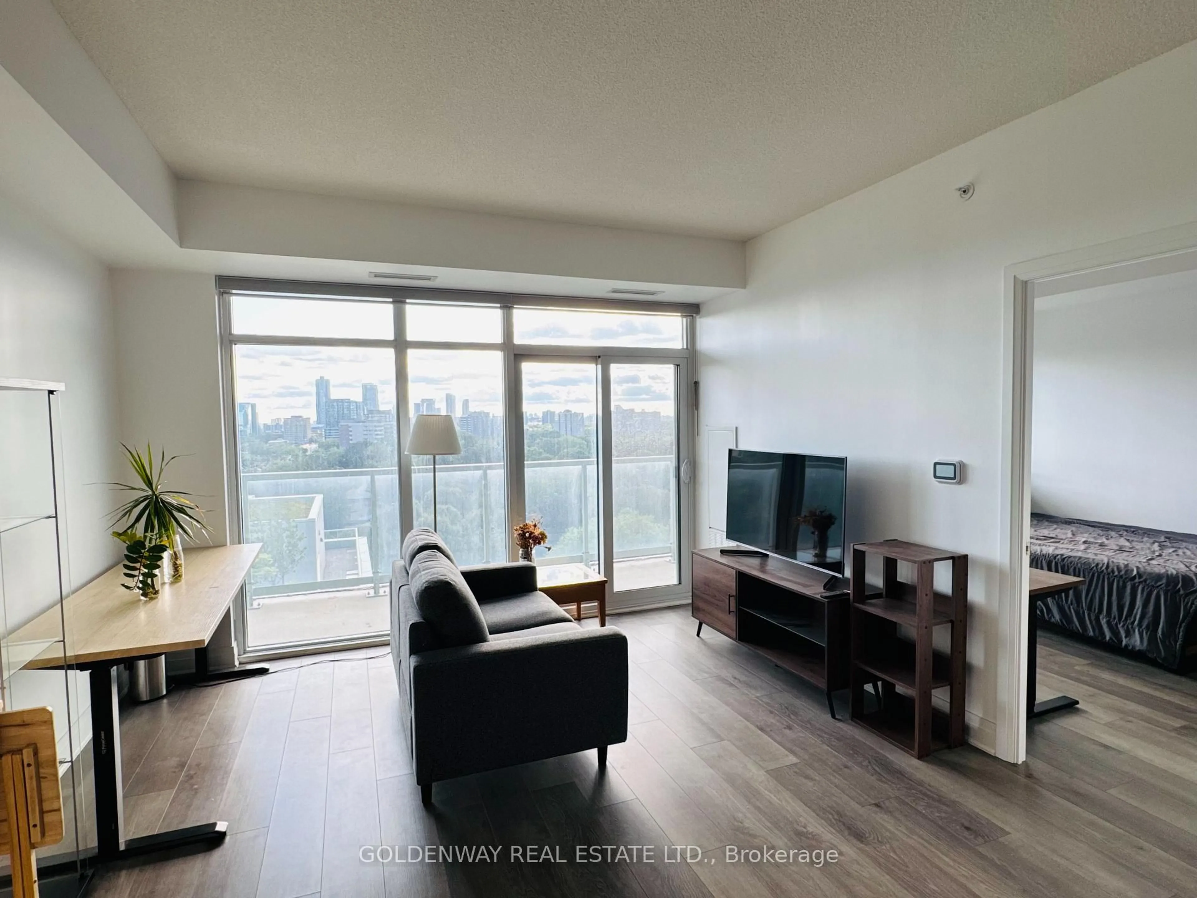 Living room with furniture, unknown for 3220 Sheppard Ave #901, Toronto Ontario M1T 3K1