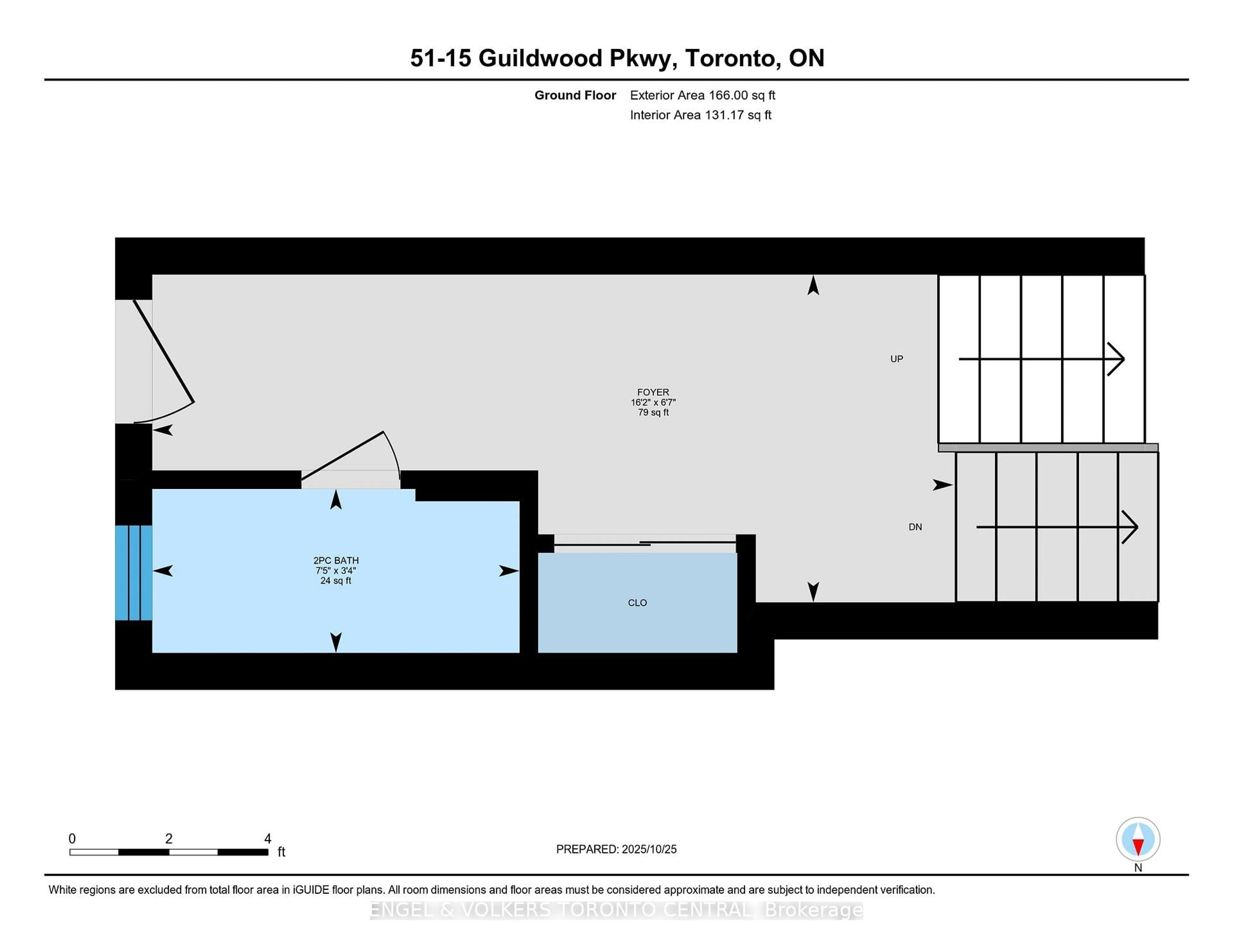 Floor plan for 15 Guildwood Pkwy #51, Toronto Ontario M1E 4Y8