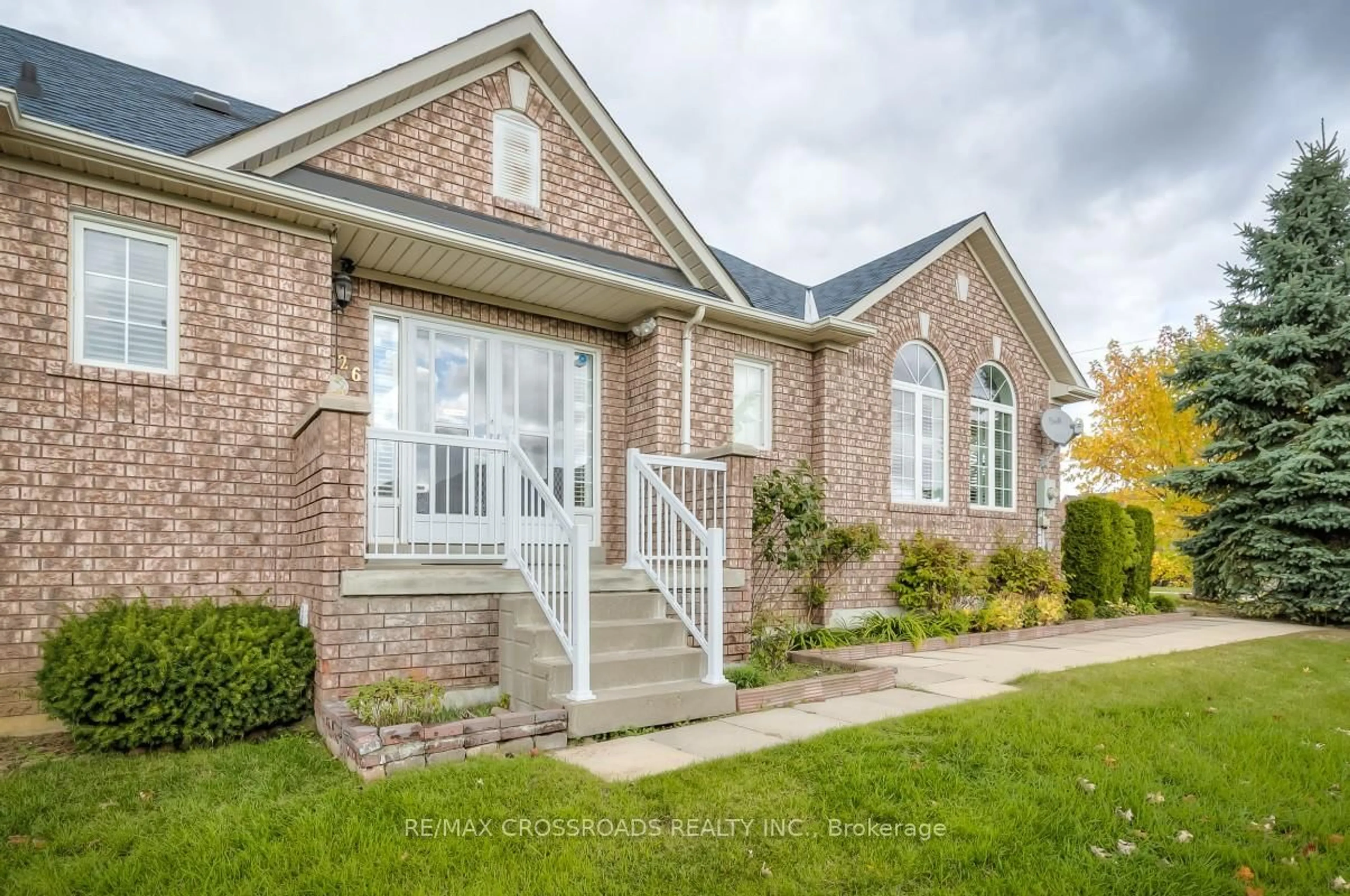 Home with brick exterior material, street for 26 Lurosa Cres, Whitby Ontario L1R 3A9
