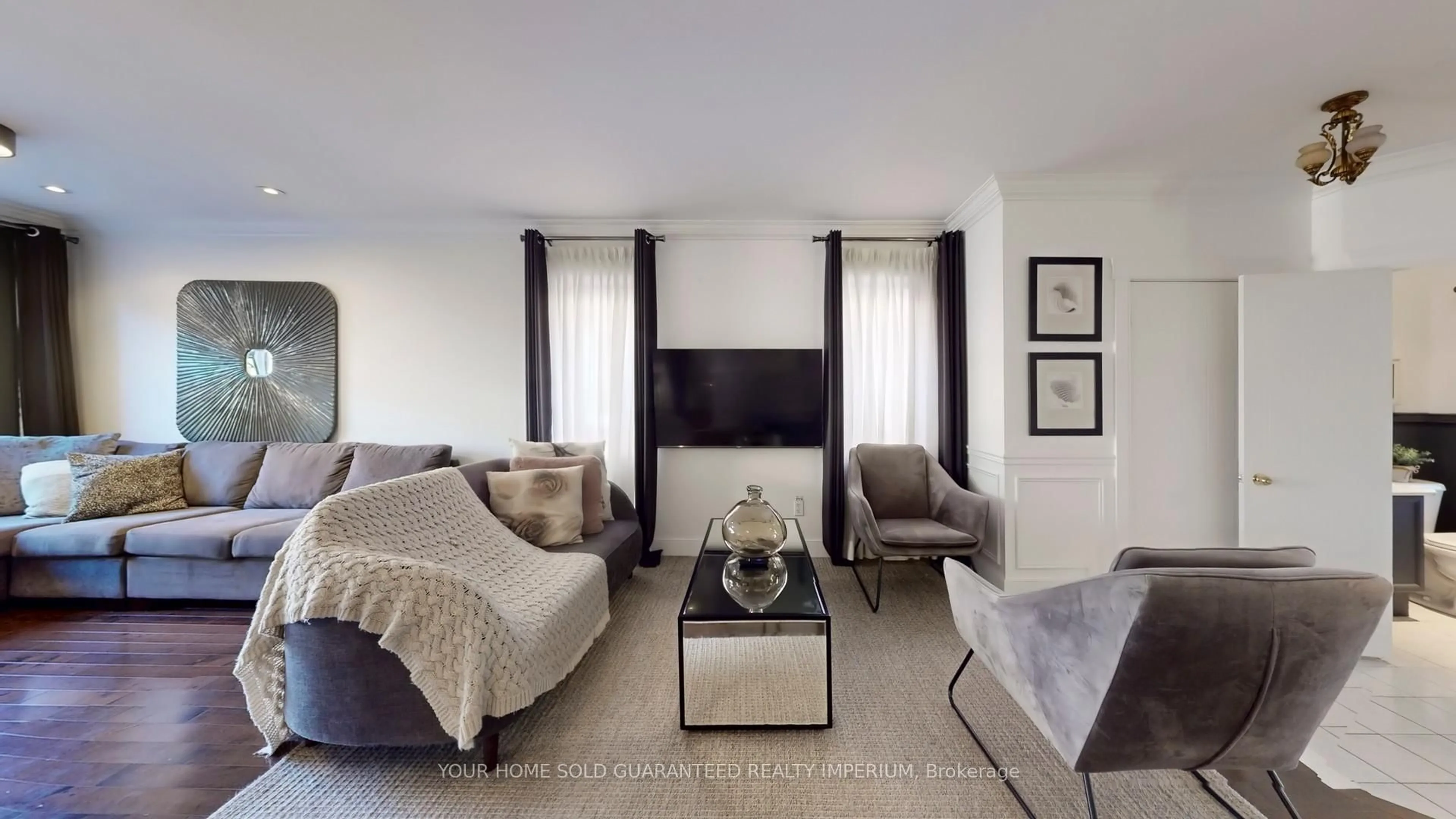 Living room with furniture, unknown for 124 Thicket Cres, Pickering Ontario L1V 6S6