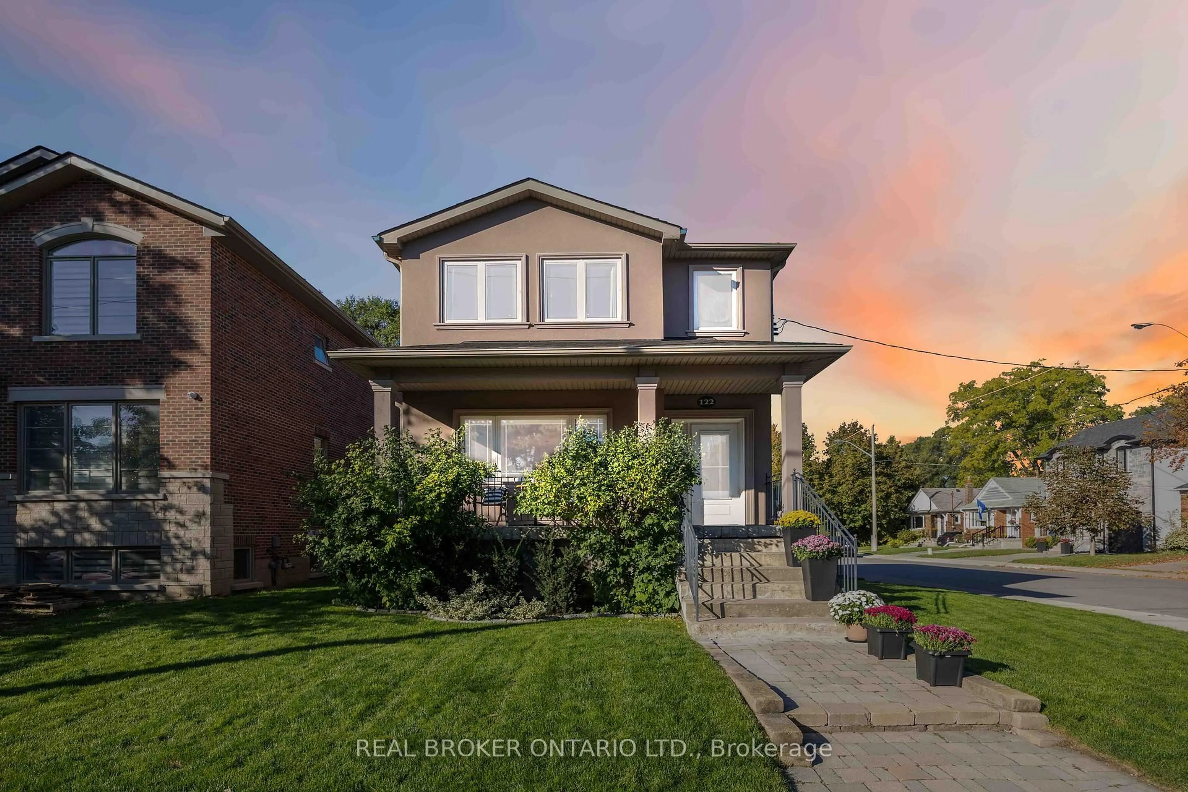 Home with brick exterior material, street for 122 Cedarcrest Blvd, Toronto Ontario M4B 2P3