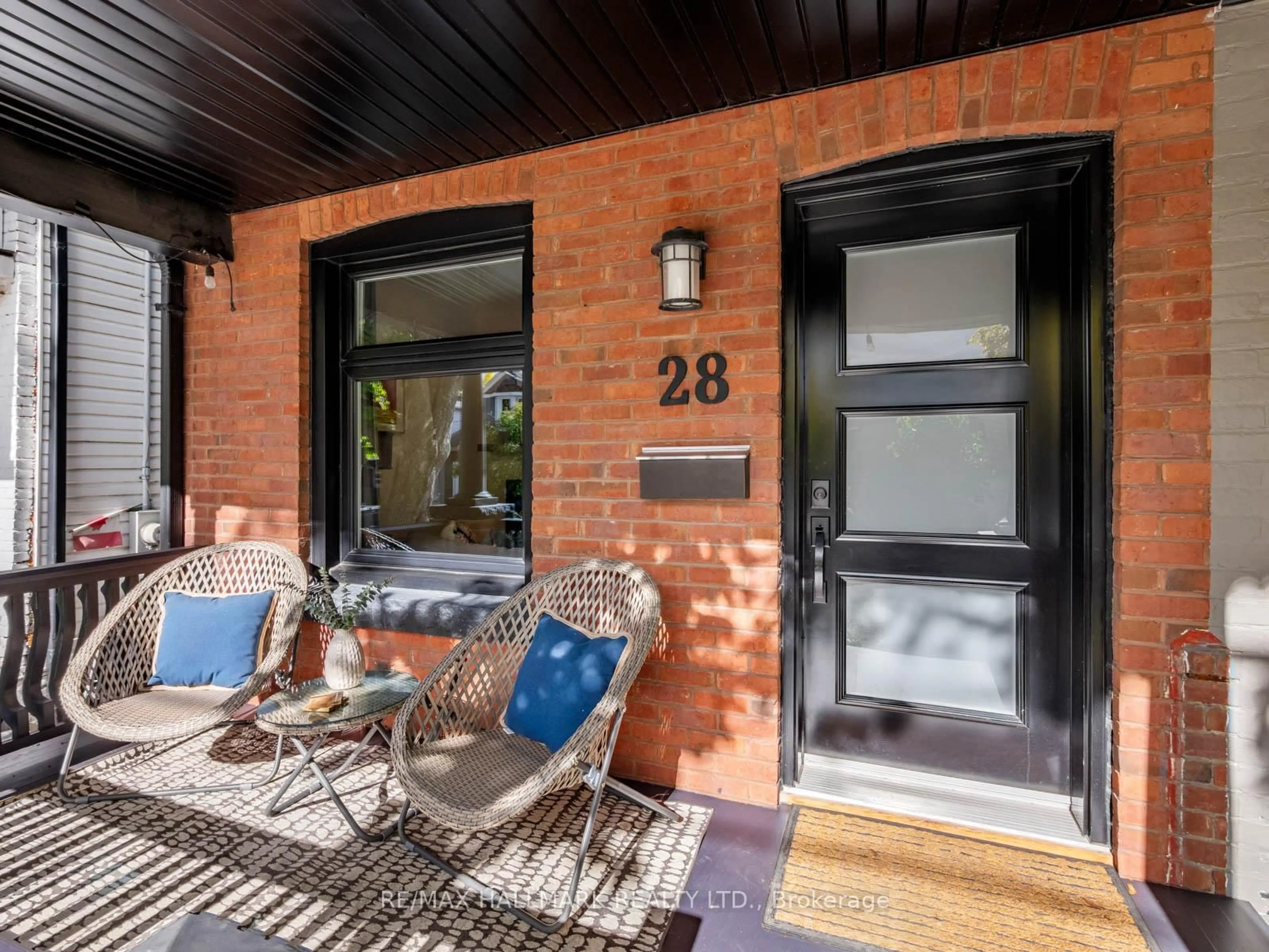 Home with brick exterior material, street for 28 Sproat Ave, Toronto Ontario M4M 1W4