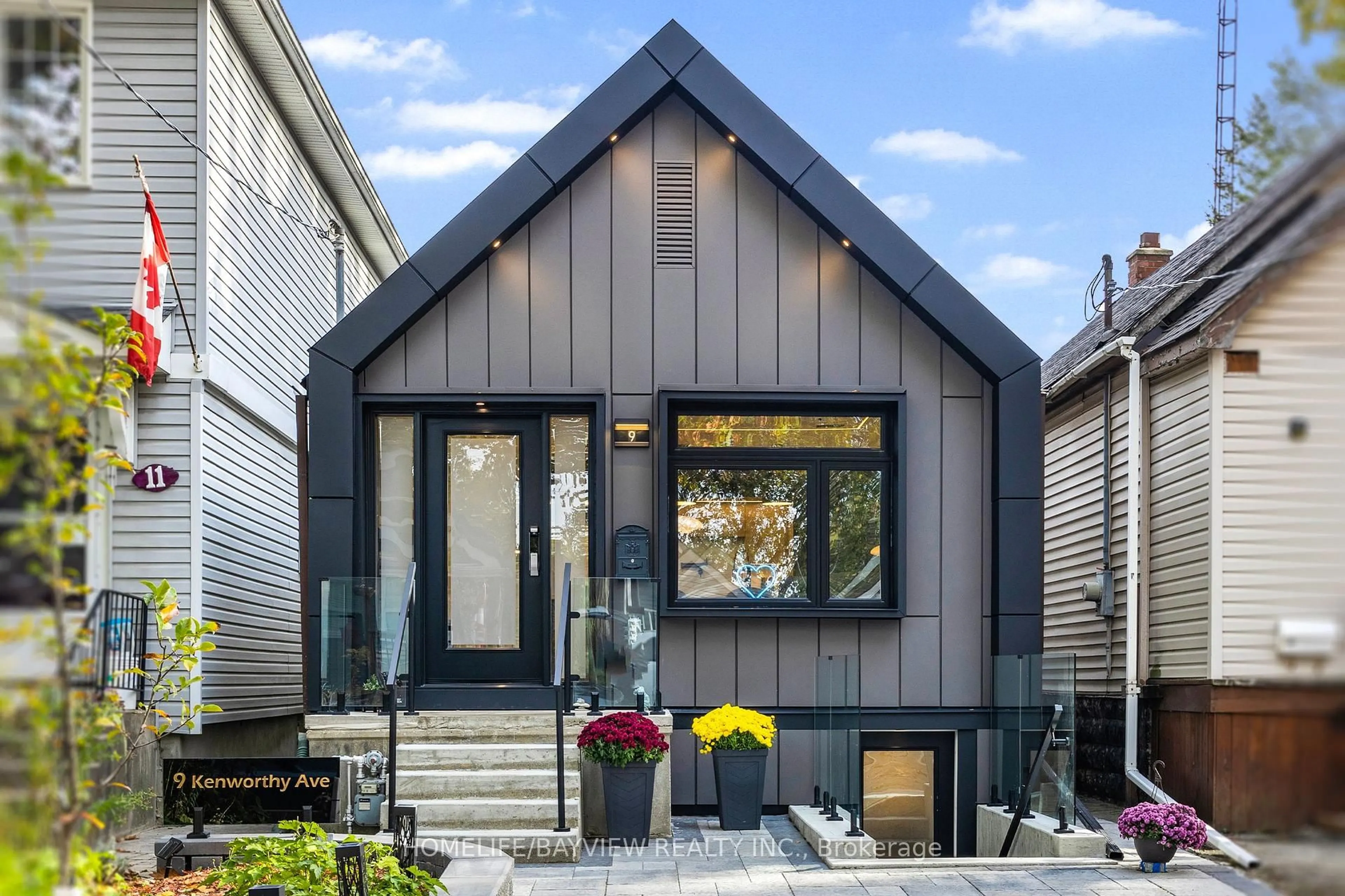 Home with vinyl exterior material, street for 9 Kenworthy Ave, Toronto Ontario M1L 3B1