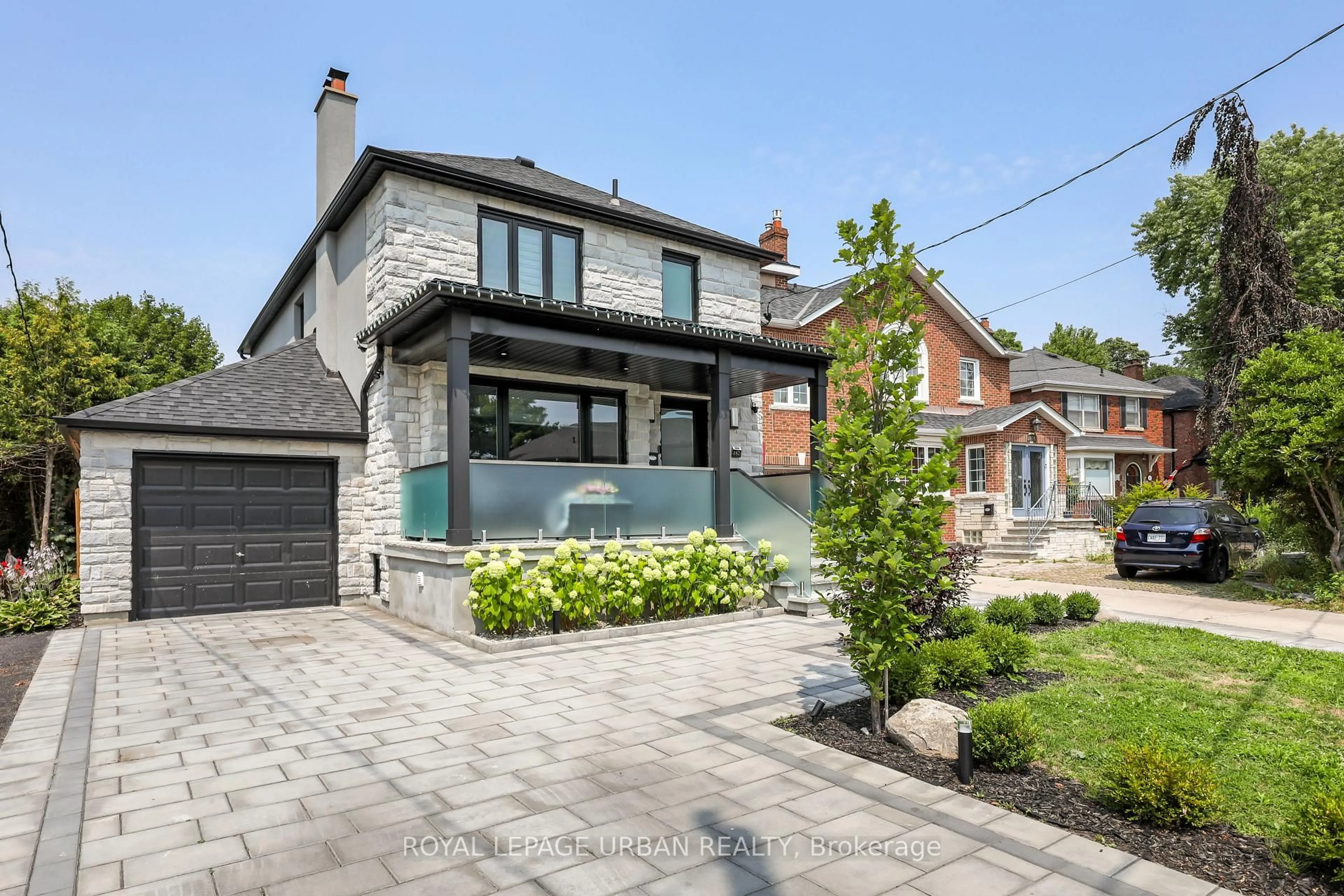 Home with brick exterior material, street for 182 Parkview Hill Cres, Toronto Ontario M4B 1R8