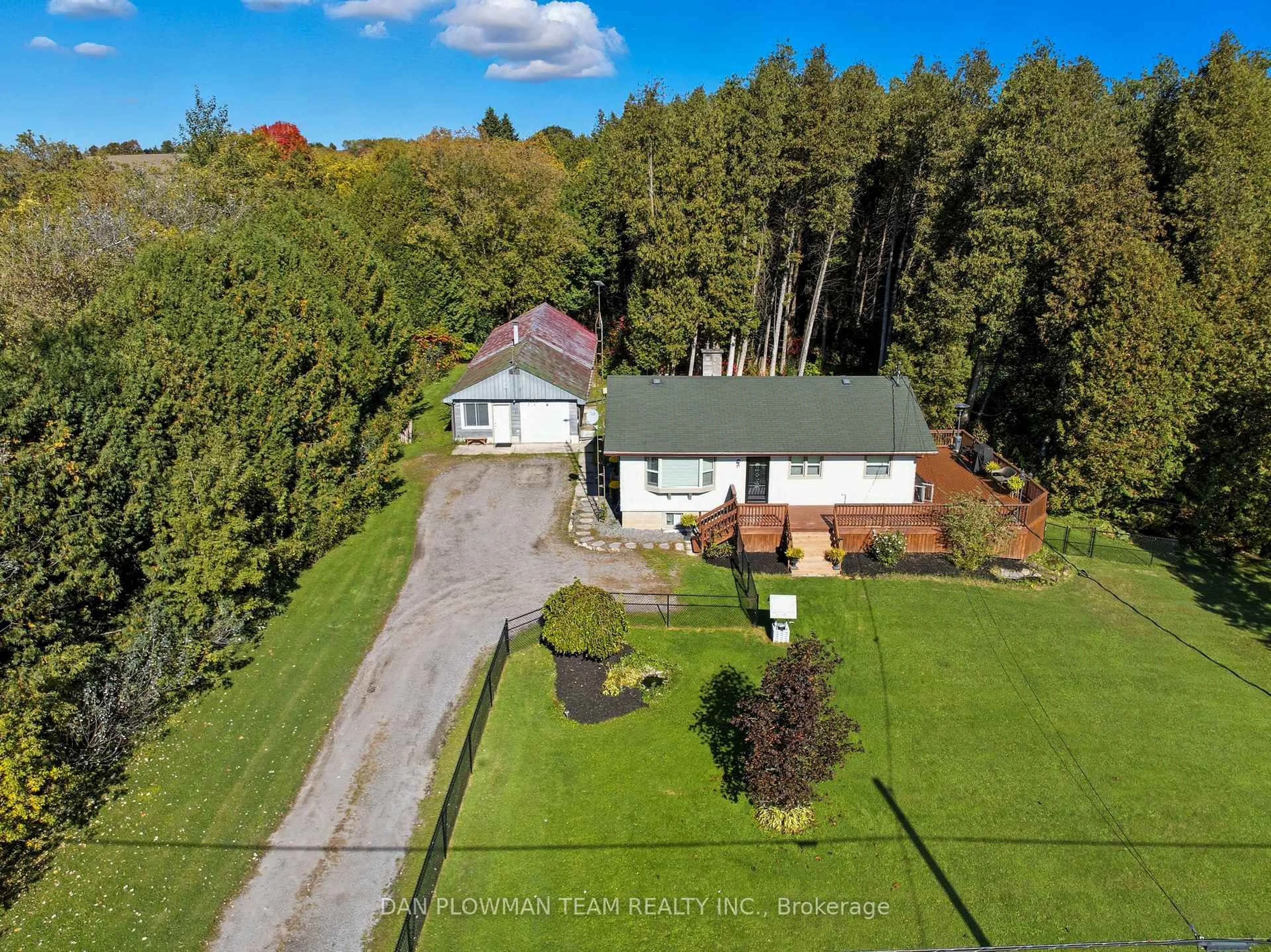A pic from outside/outdoor area/front of a property/back of a property/a pic from drone, unknown for 2804 Concession 6 Rd, Clarington Ontario L1C 3K5