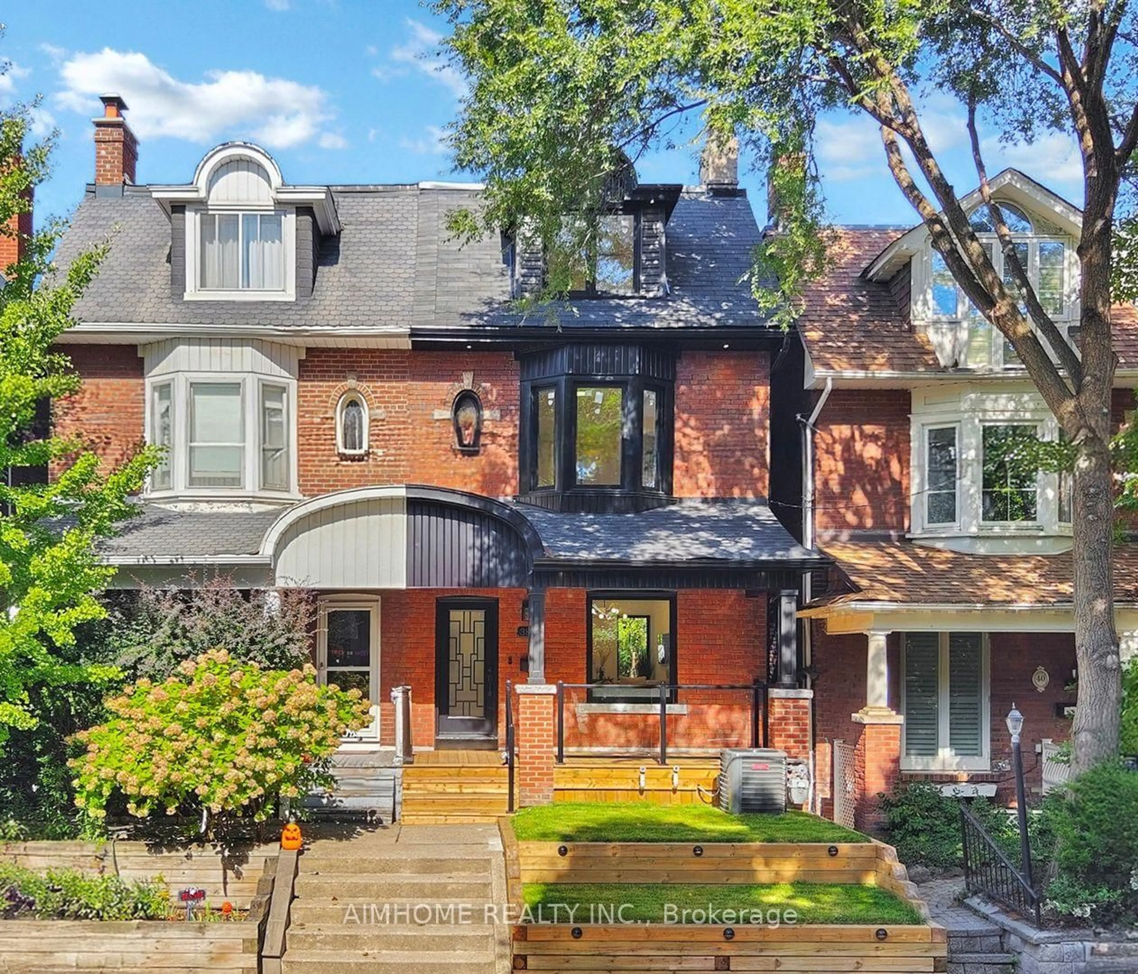 Home with brick exterior material, street for 38 Sparkhall Ave, Toronto Ontario M4K 1G5