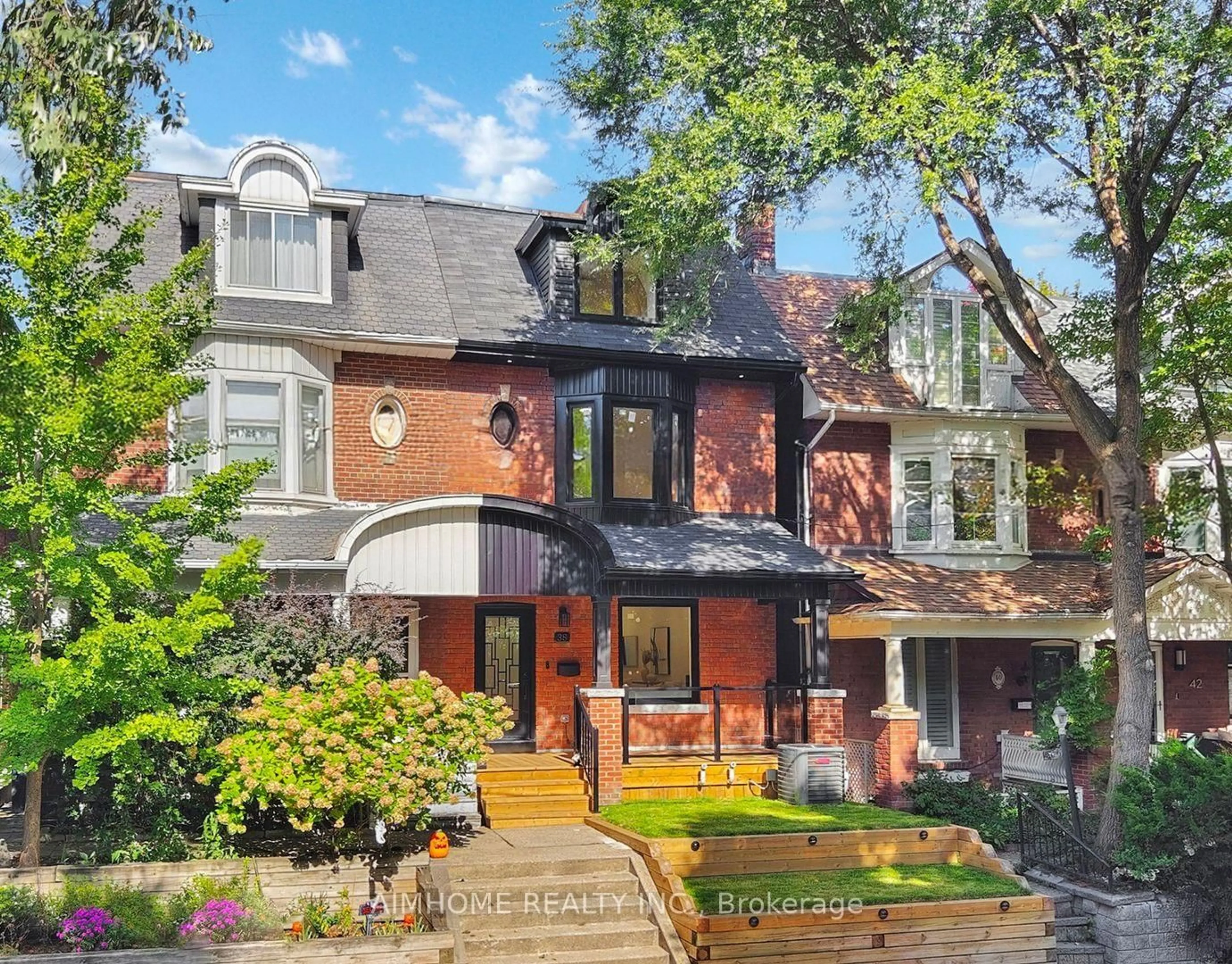 Home with brick exterior material, street for 38 Sparkhall Ave, Toronto Ontario M4K 1G5