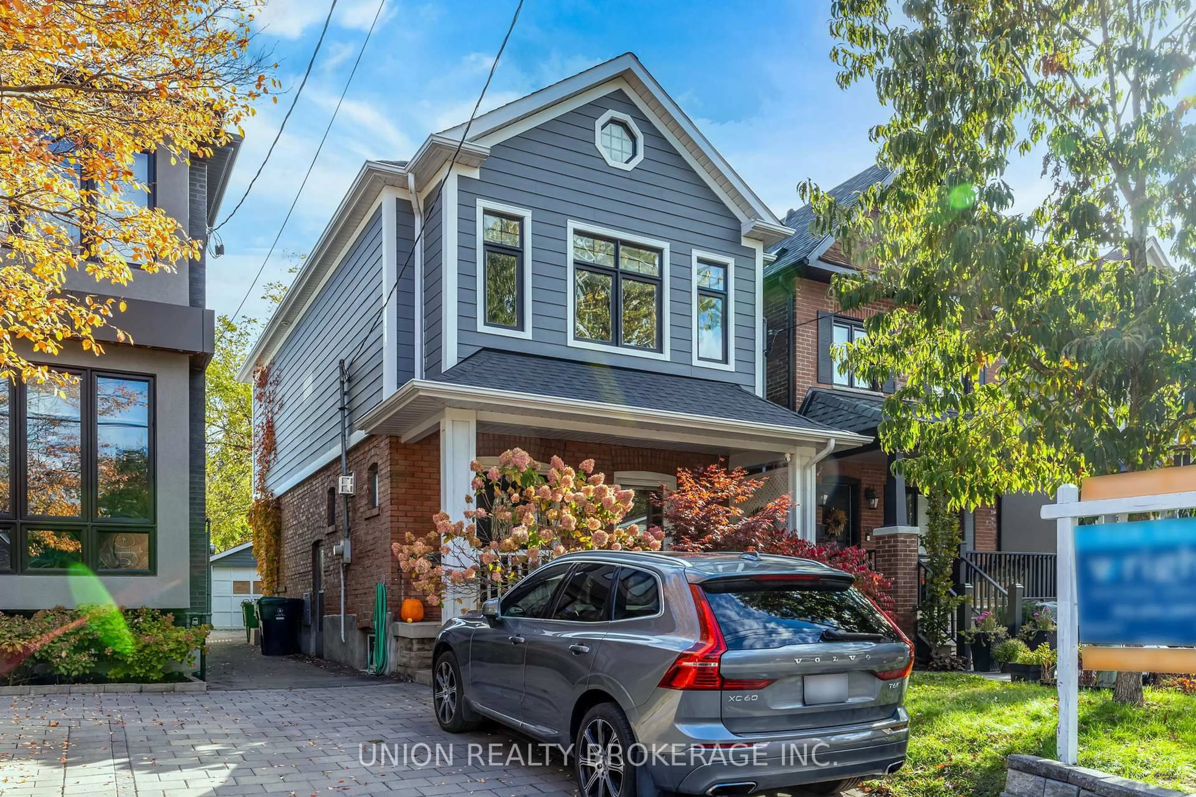 Home with brick exterior material, street for 135 Oak Park Ave, Toronto Ontario M4C 4M7