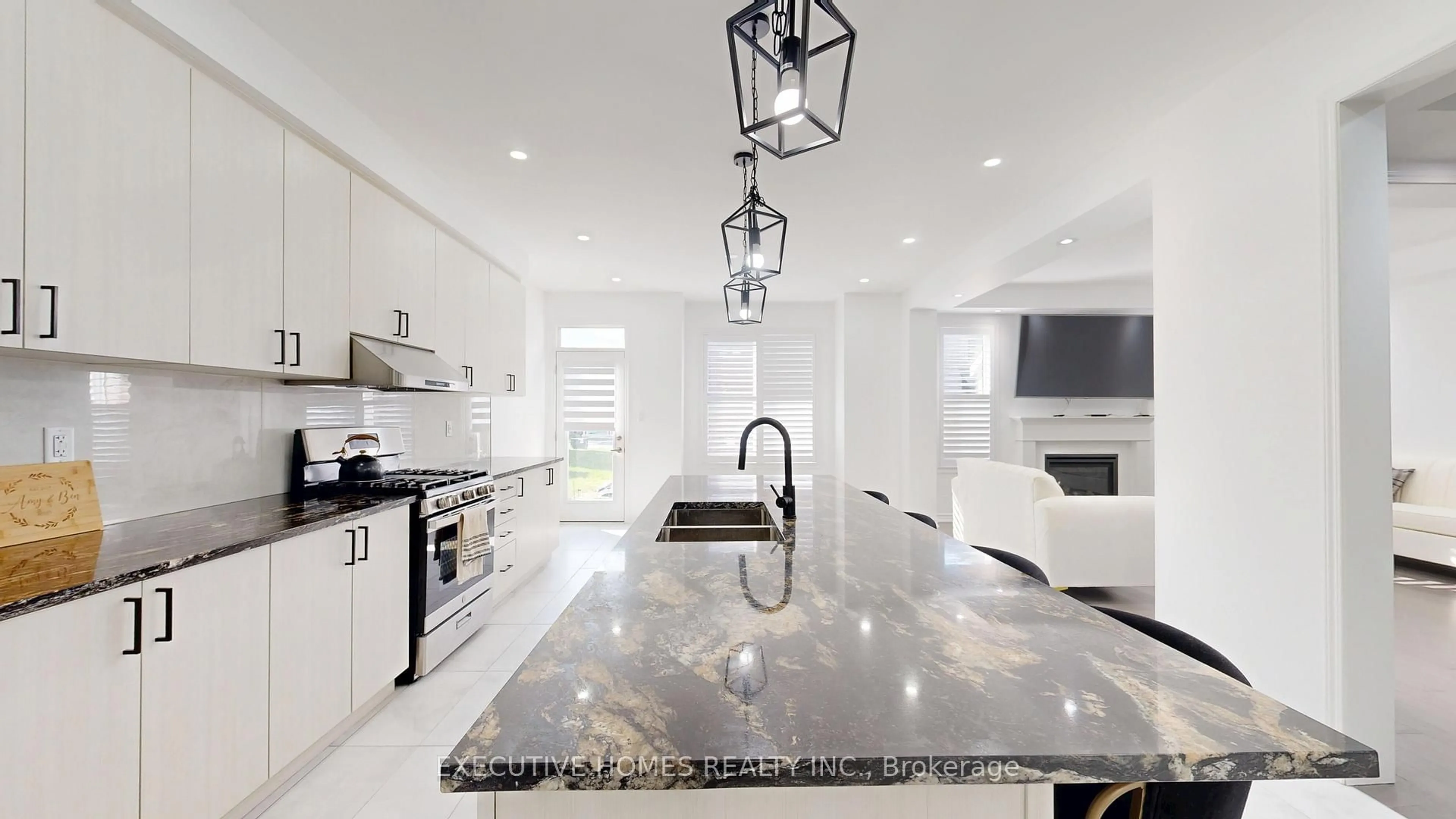 Contemporary kitchen, ceramic/tile floor for 2885 Foxden Sq, Pickering Ontario L1X 0N9