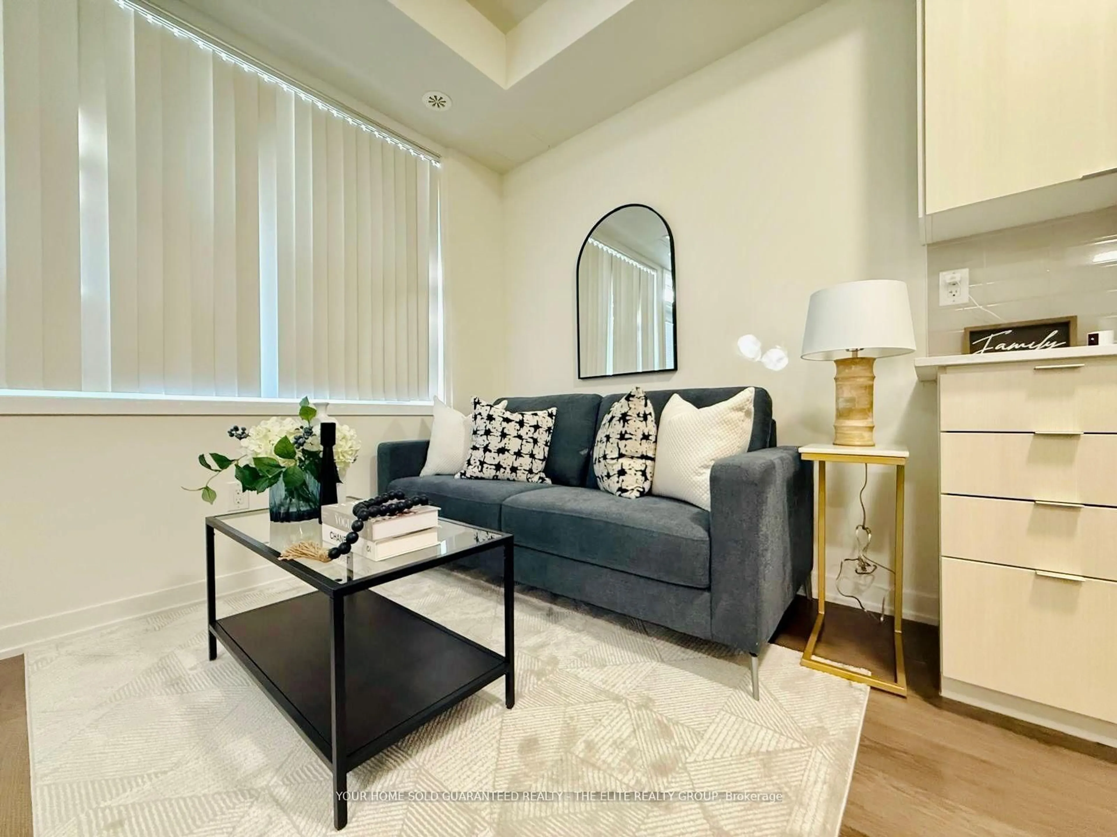 Living room with furniture, unknown for 5155 Sheppard Ave #103, Toronto Ontario M1B 0C8