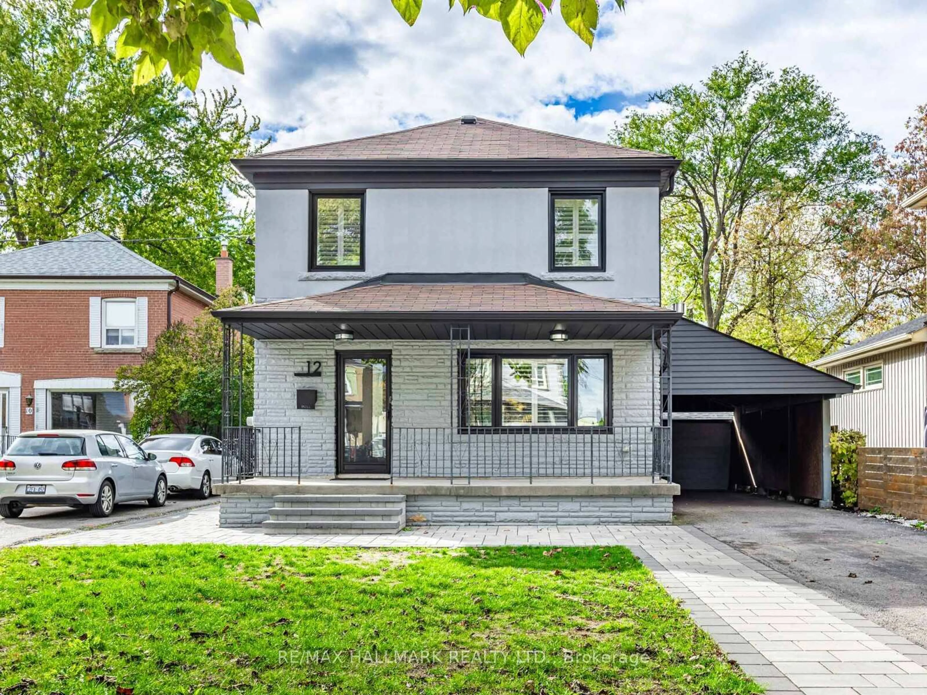Home with brick exterior material, street for 12 Leagrove Cres, Toronto Ontario M1L 3S6